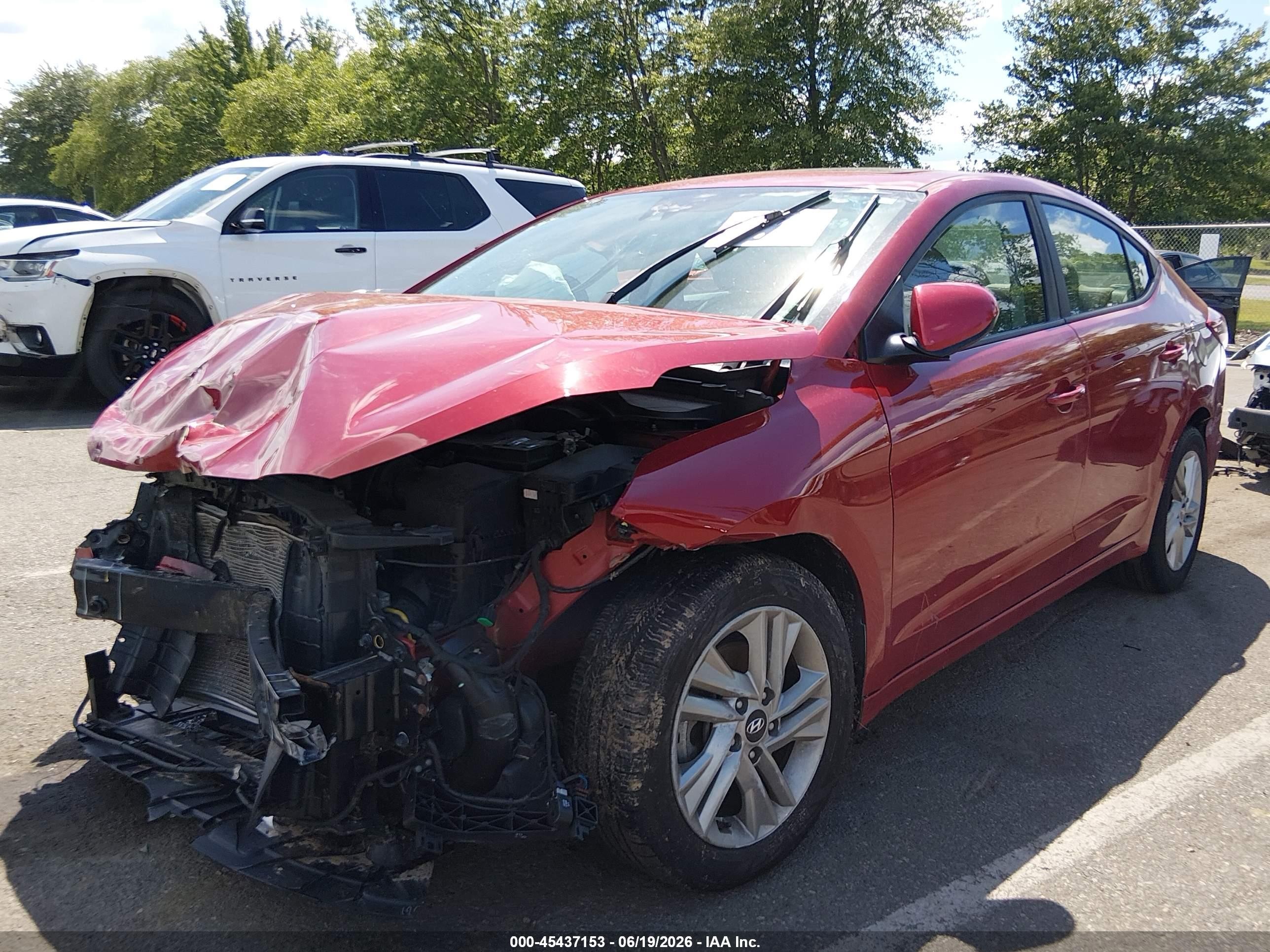 2020 Hyundai Elantra Value Edition Red vin: KMHD84LF1LU001166