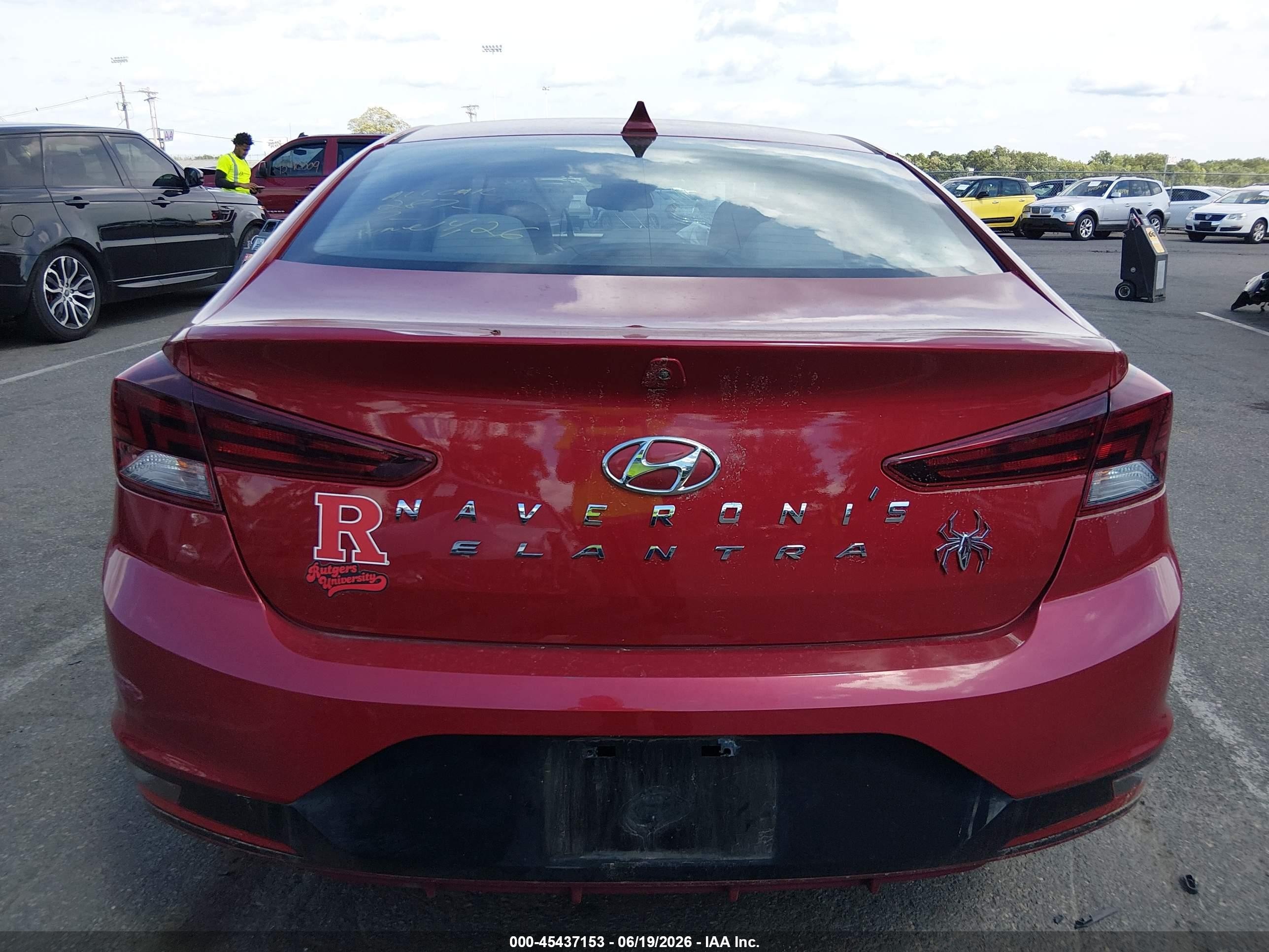 2020 Hyundai Elantra Value Edition Red vin: KMHD84LF1LU001166