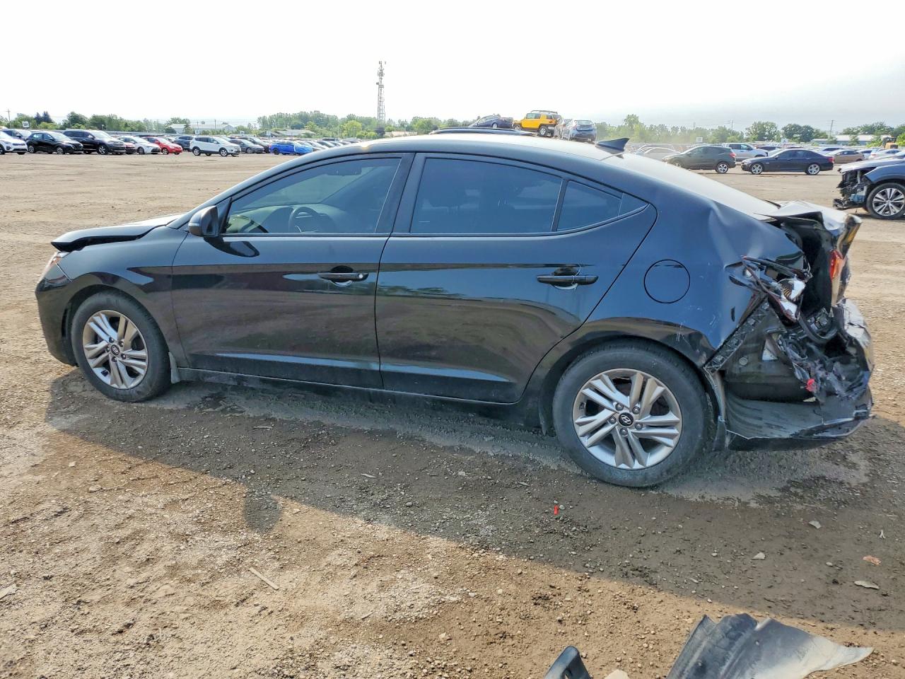 2020 Hyundai Elantra Sel Black vin: KMHD84LF1LU914297