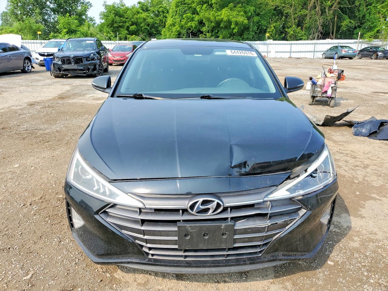 2020 Hyundai Elantra Sel Black vin: KMHD84LF1LU914297