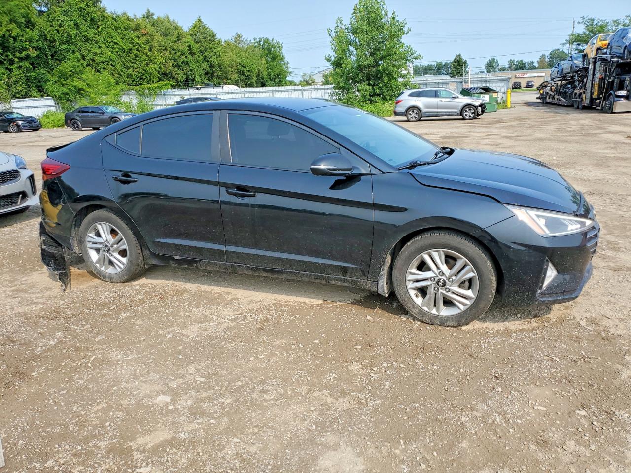 2020 Hyundai Elantra Sel Black vin: KMHD84LF1LU914297
