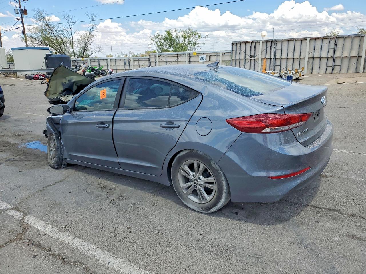 2017 Hyundai Elantra Value Edition Gray vin: KMHD84LF2HU248882