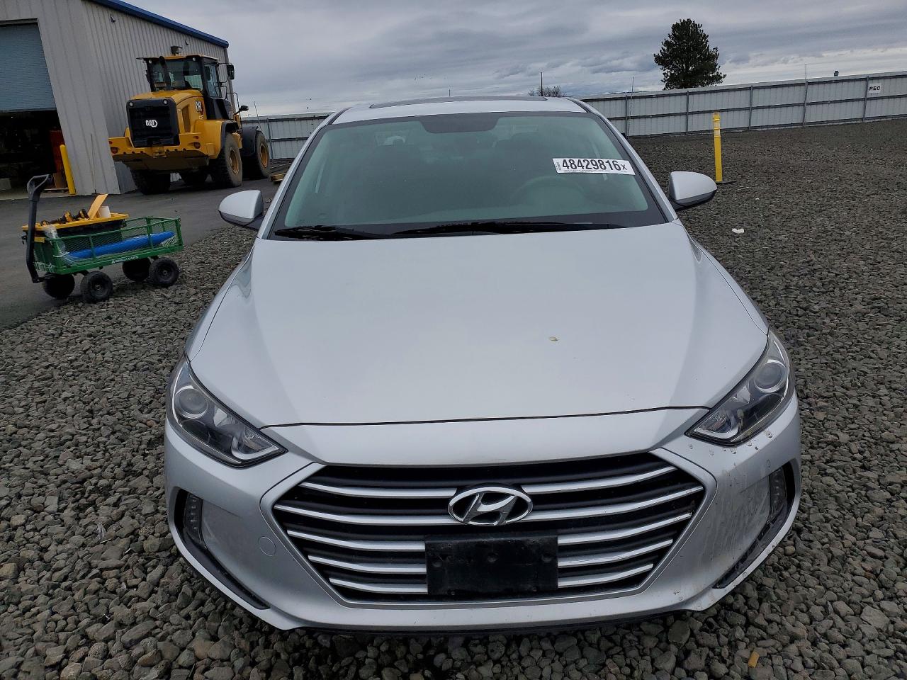2017 Hyundai Elantra Value Edition Silver vin: KMHD84LF2HU354913