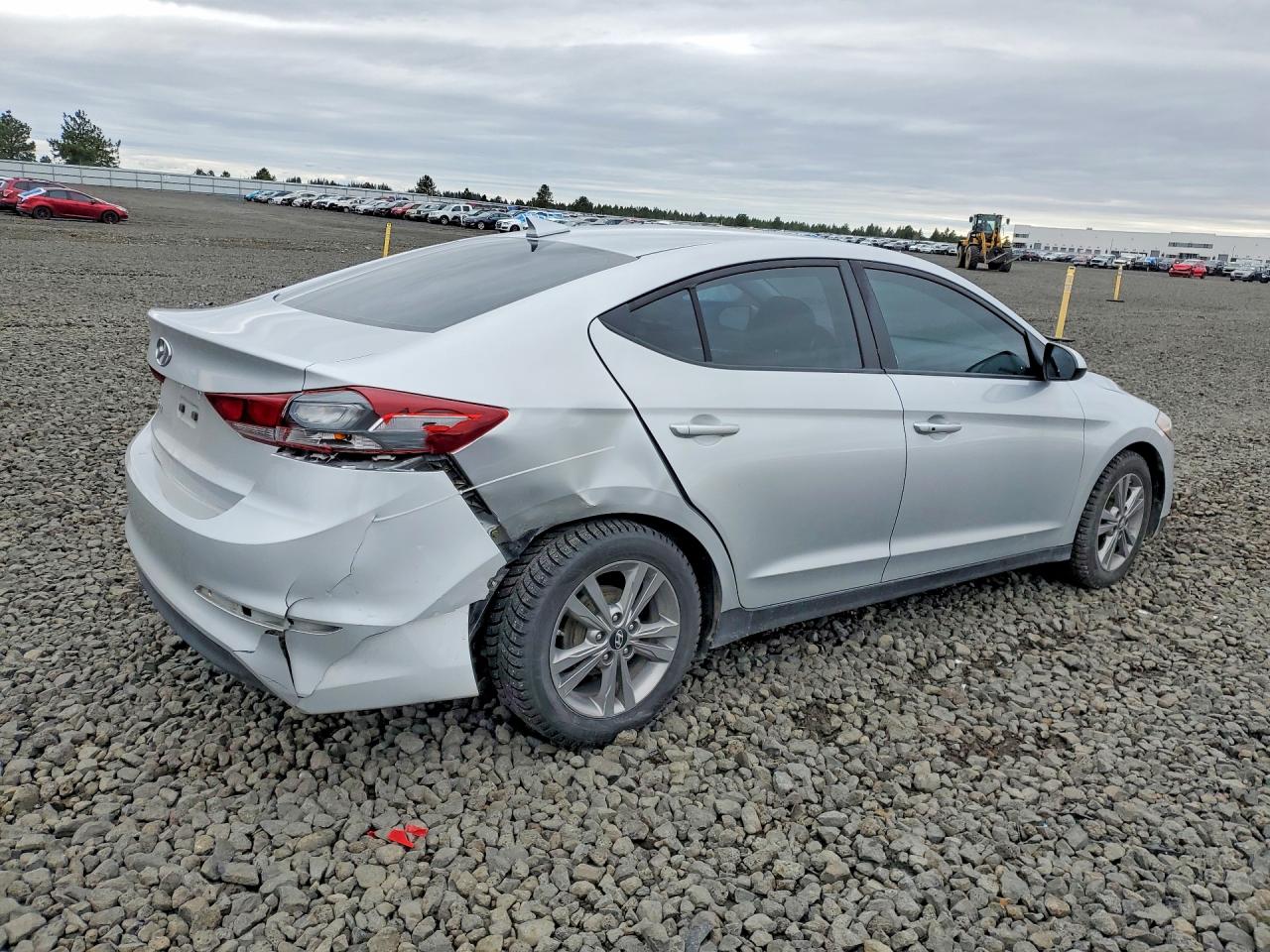 2017 Hyundai Elantra Value Edition Silver vin: KMHD84LF2HU354913