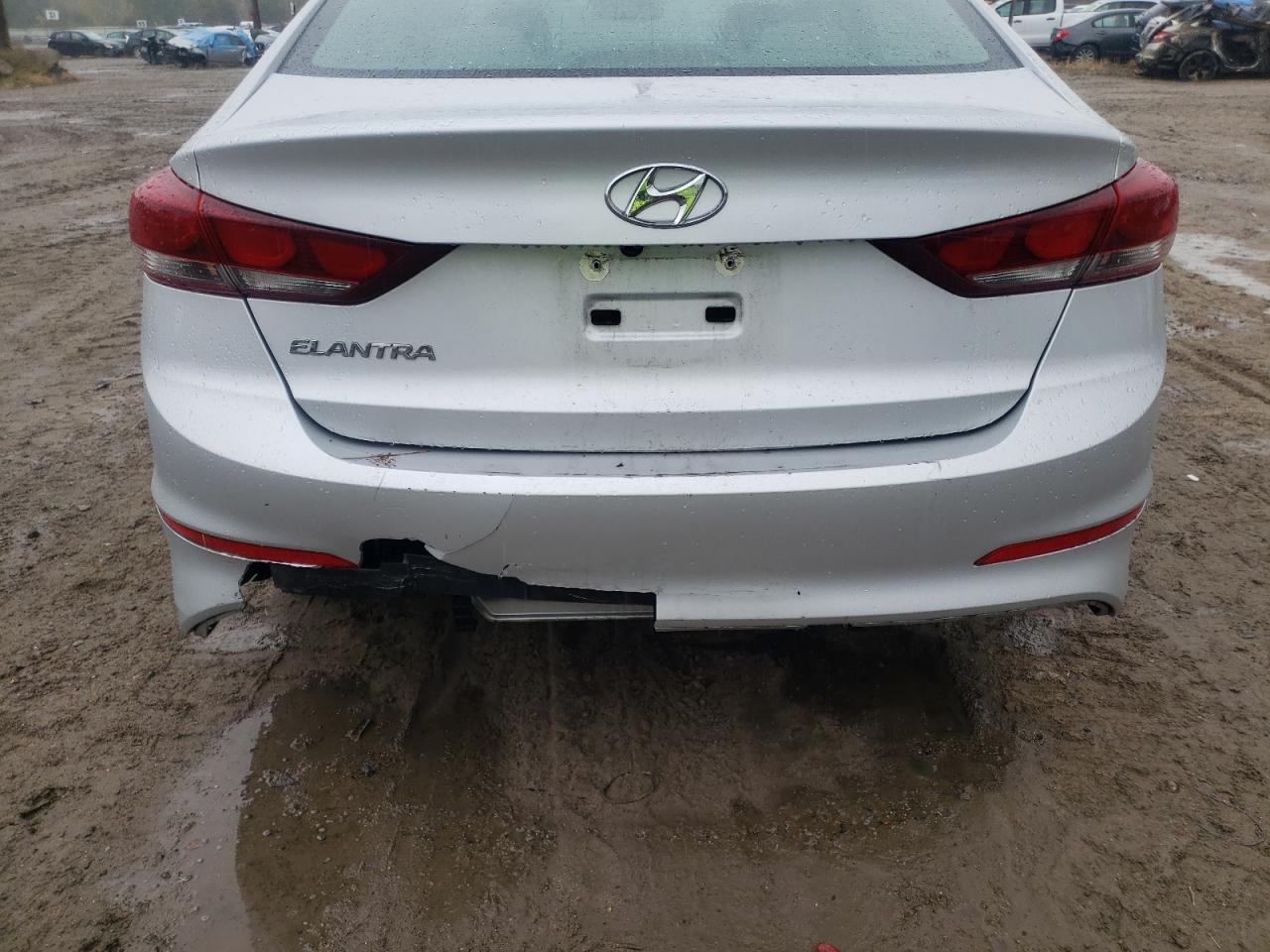 2018 Hyundai Elantra Sel Silver vin: KMHD84LF2JU533975