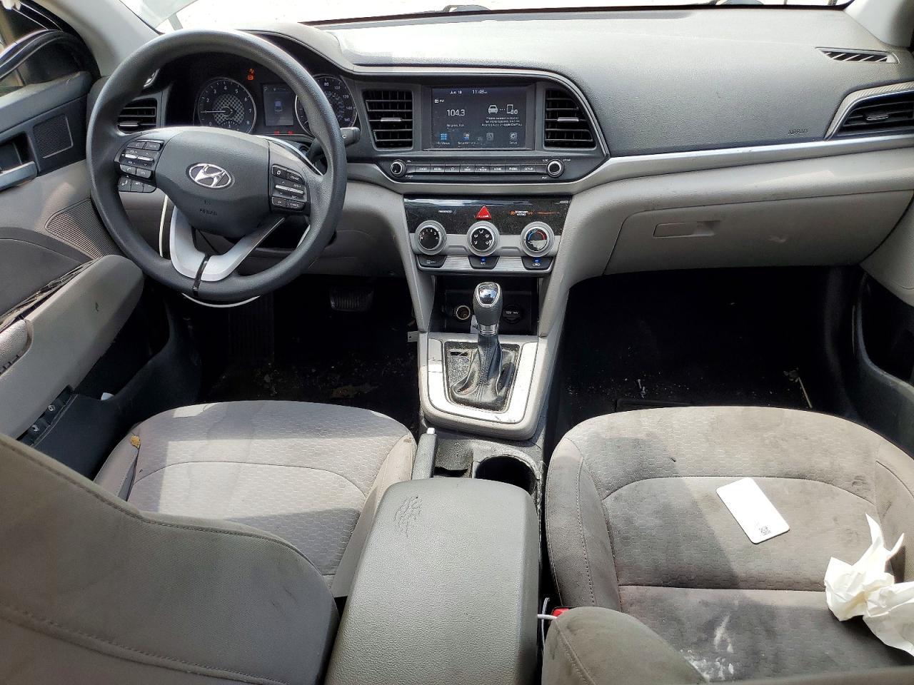 2019 Hyundai Elantra Sel Black vin: KMHD84LF2KU746426