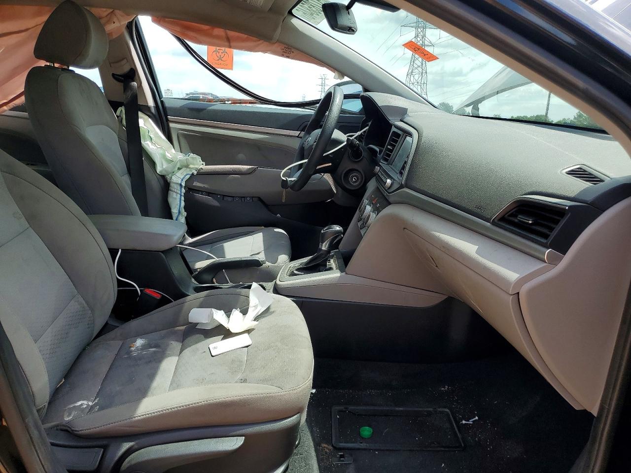 2019 Hyundai Elantra Sel Black vin: KMHD84LF2KU746426