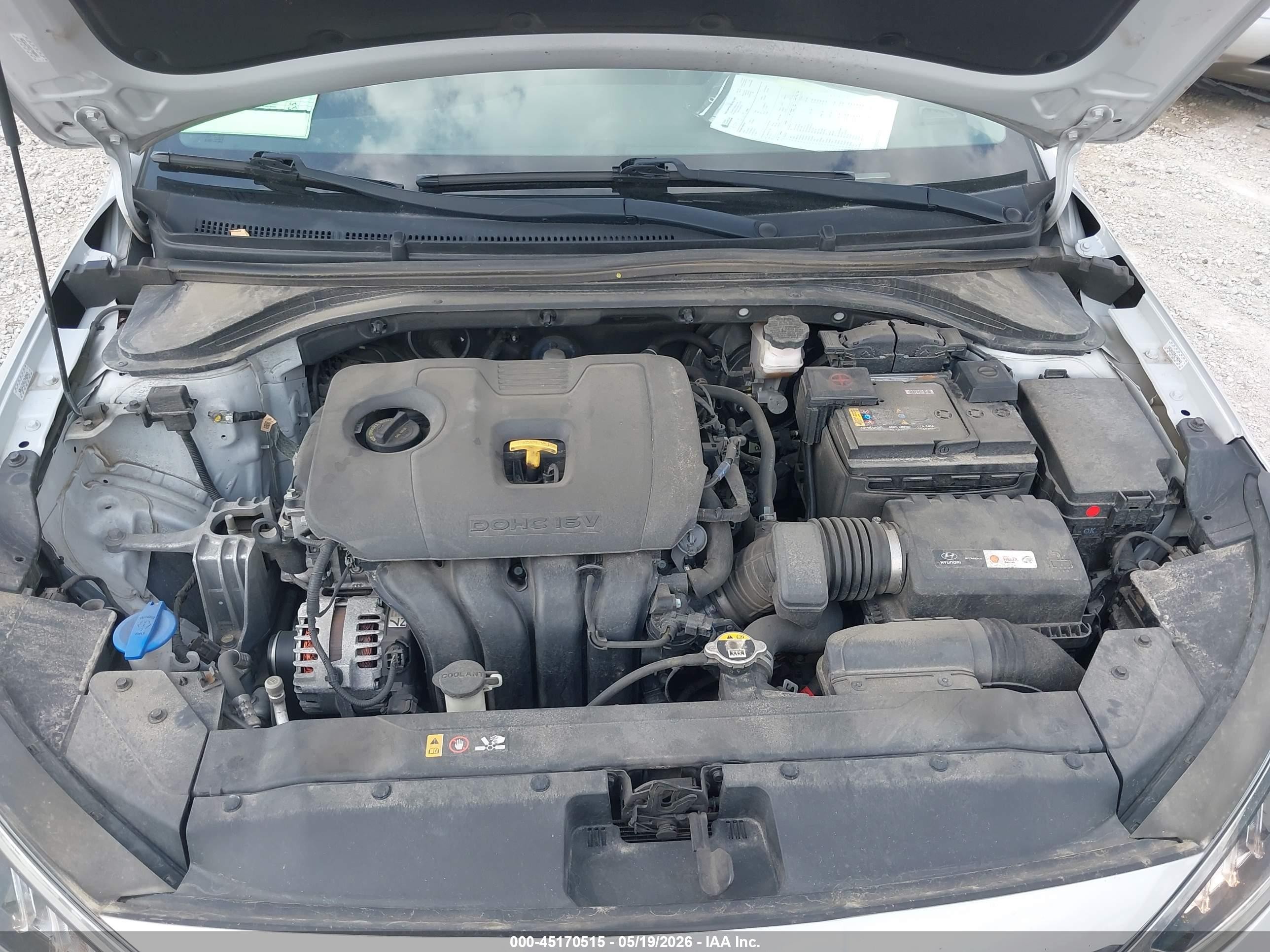 2019 Hyundai Elantra Sel Silver vin: KMHD84LF2KU775389