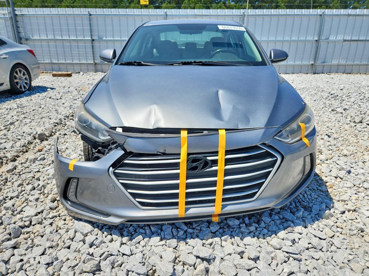 2017 Hyundai Elantra Se Silver vin: KMHD84LF3HU194931