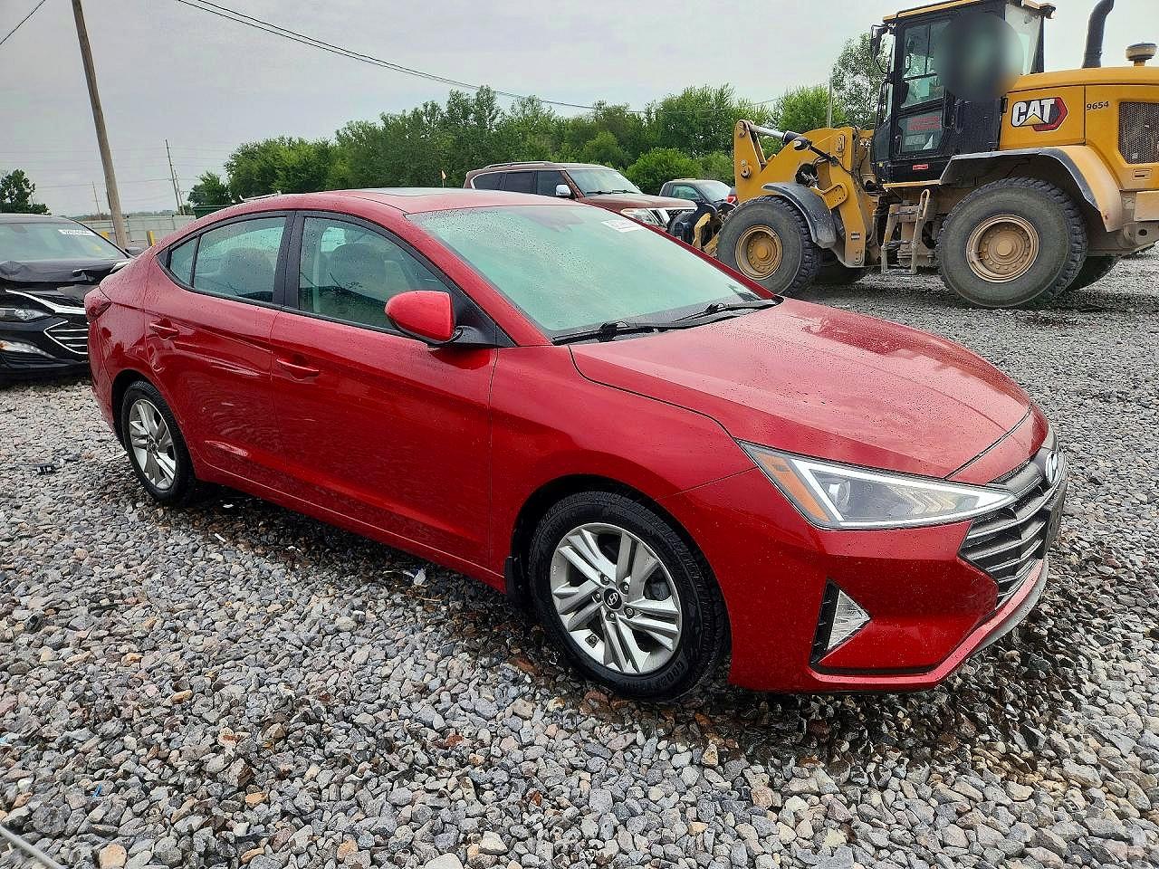 2020 Hyundai Elantra Value Edition Red vin: KMHD84LF3LU020849