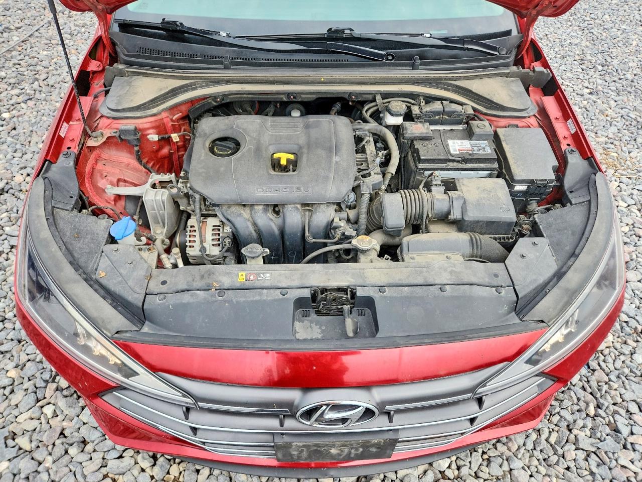 2020 Hyundai Elantra Value Edition Red vin: KMHD84LF3LU020849