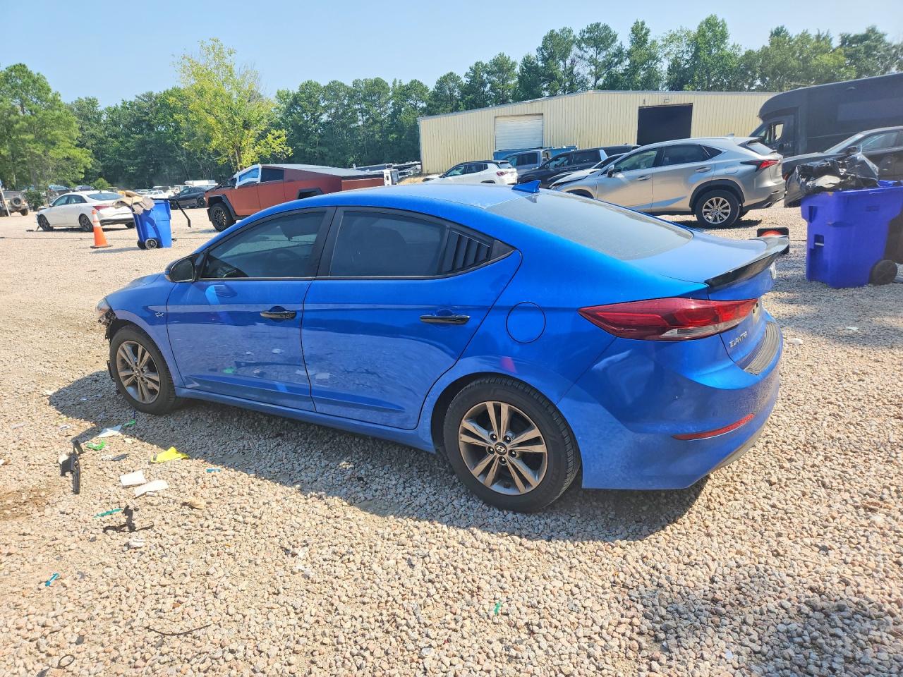 2017 Hyundai Elantra Value Edition Blue vin: KMHD84LF4HU250861