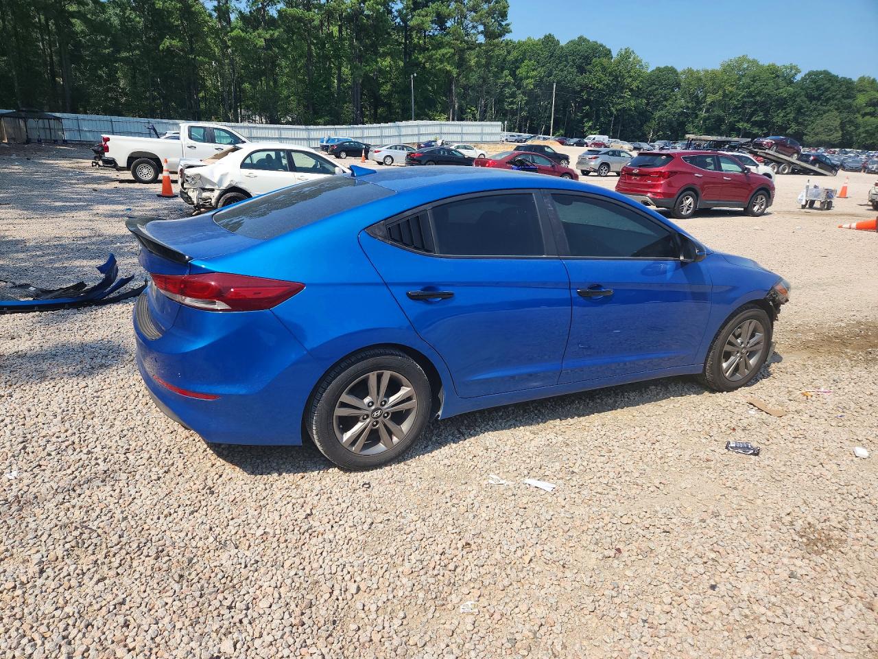2017 Hyundai Elantra Value Edition Blue vin: KMHD84LF4HU250861