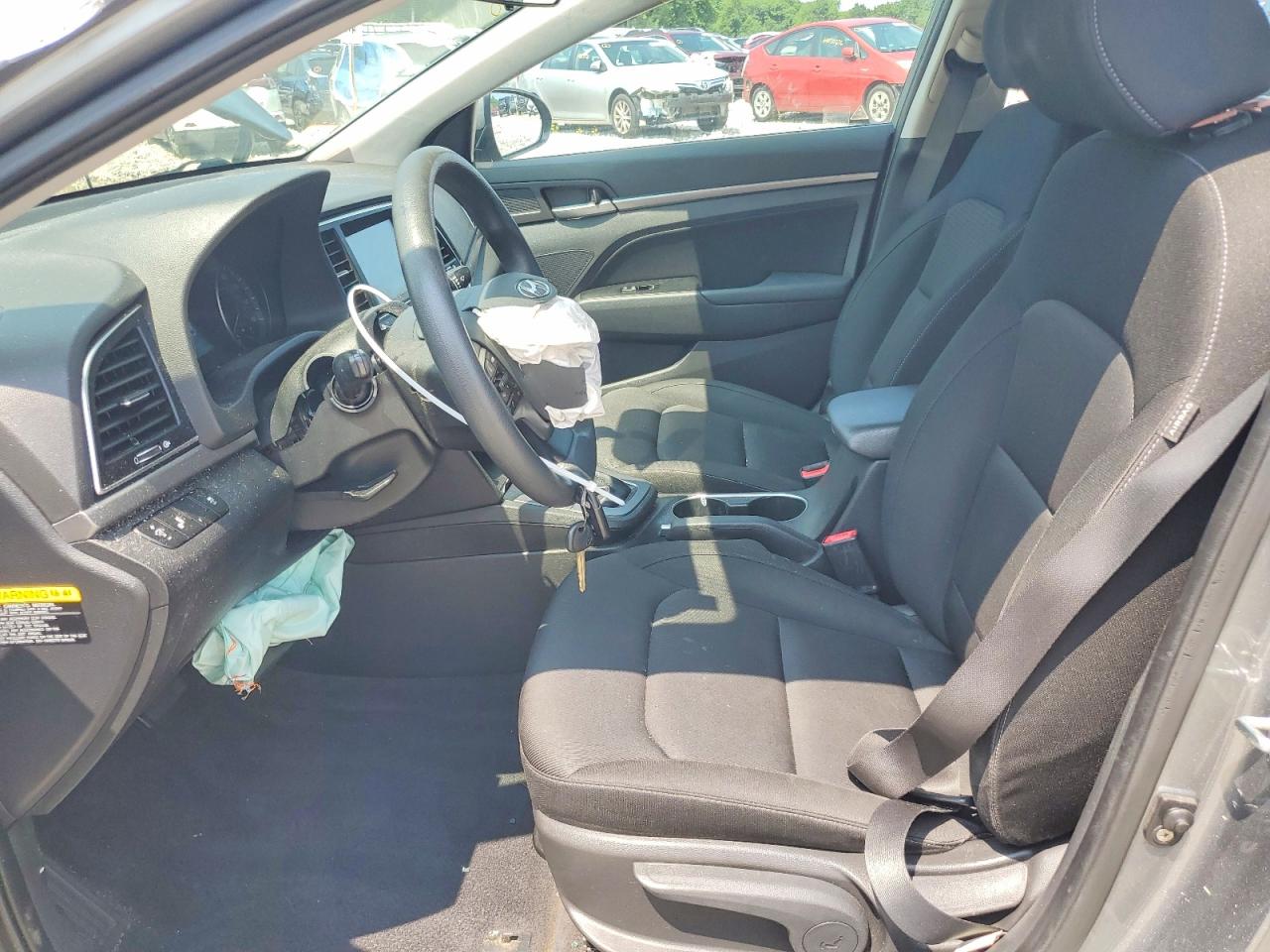 2018 Hyundai Elantra Sel Gray vin: KMHD84LF4JU554620