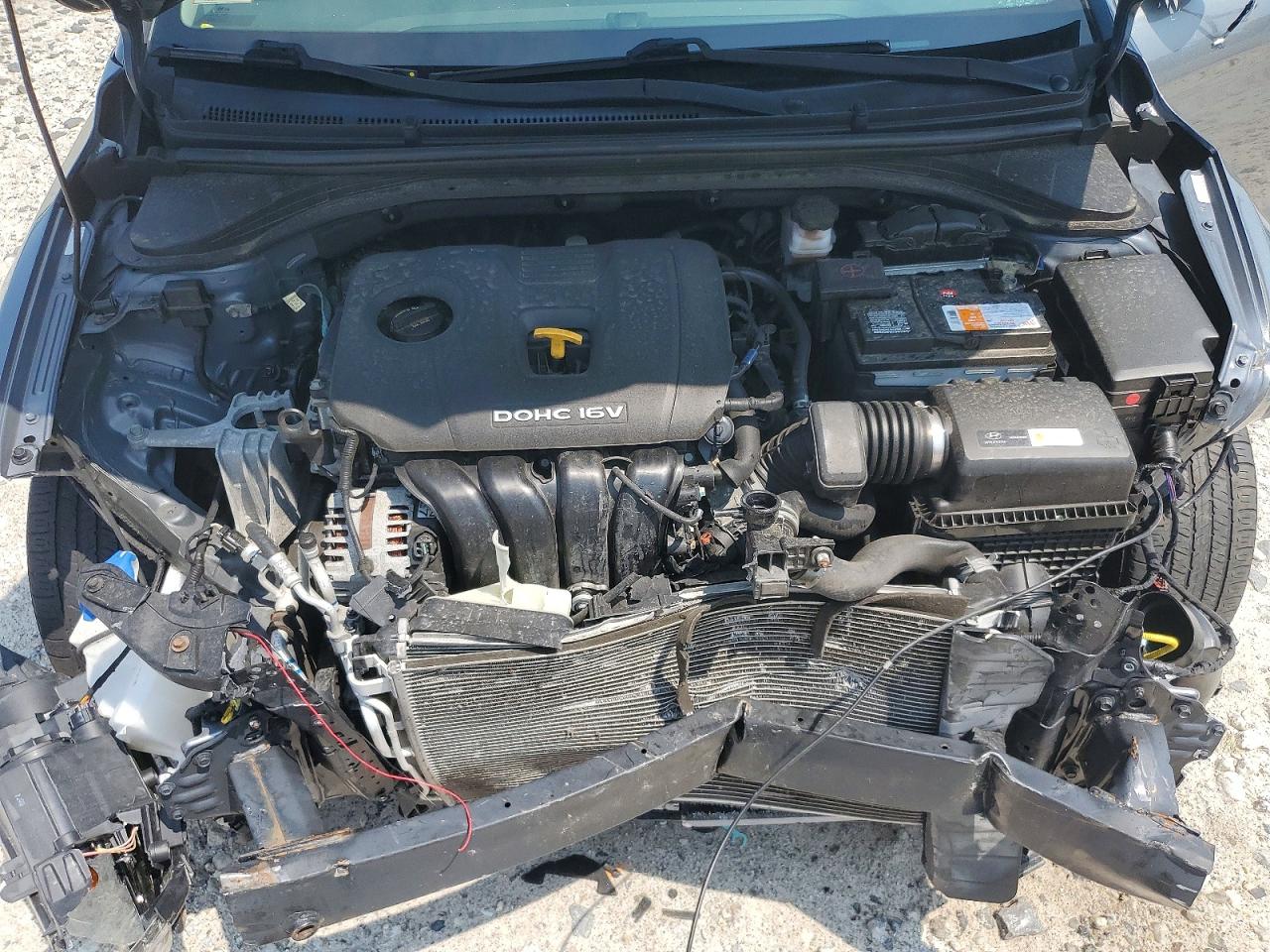 2018 Hyundai Elantra Sel Gray vin: KMHD84LF4JU554620