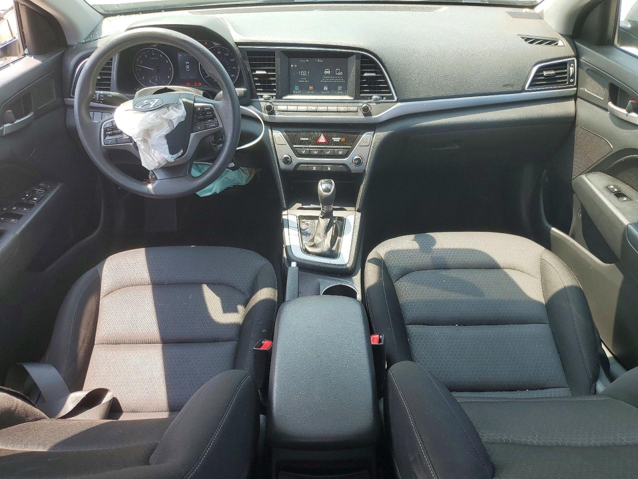 2018 Hyundai Elantra Sel Gray vin: KMHD84LF4JU554620