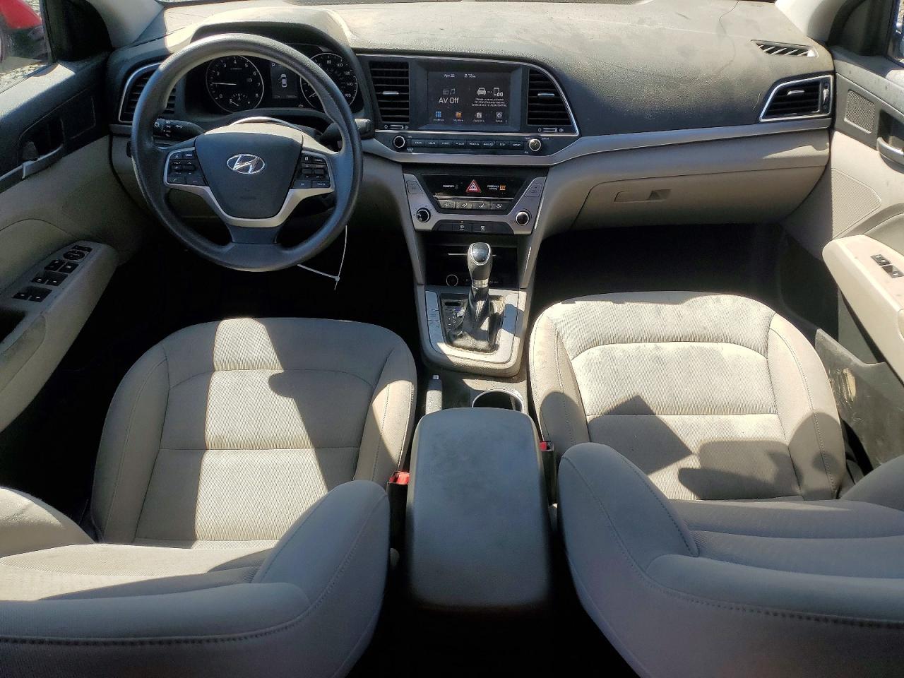 2018 Hyundai Elantra Sel Red vin: KMHD84LF4JU665135