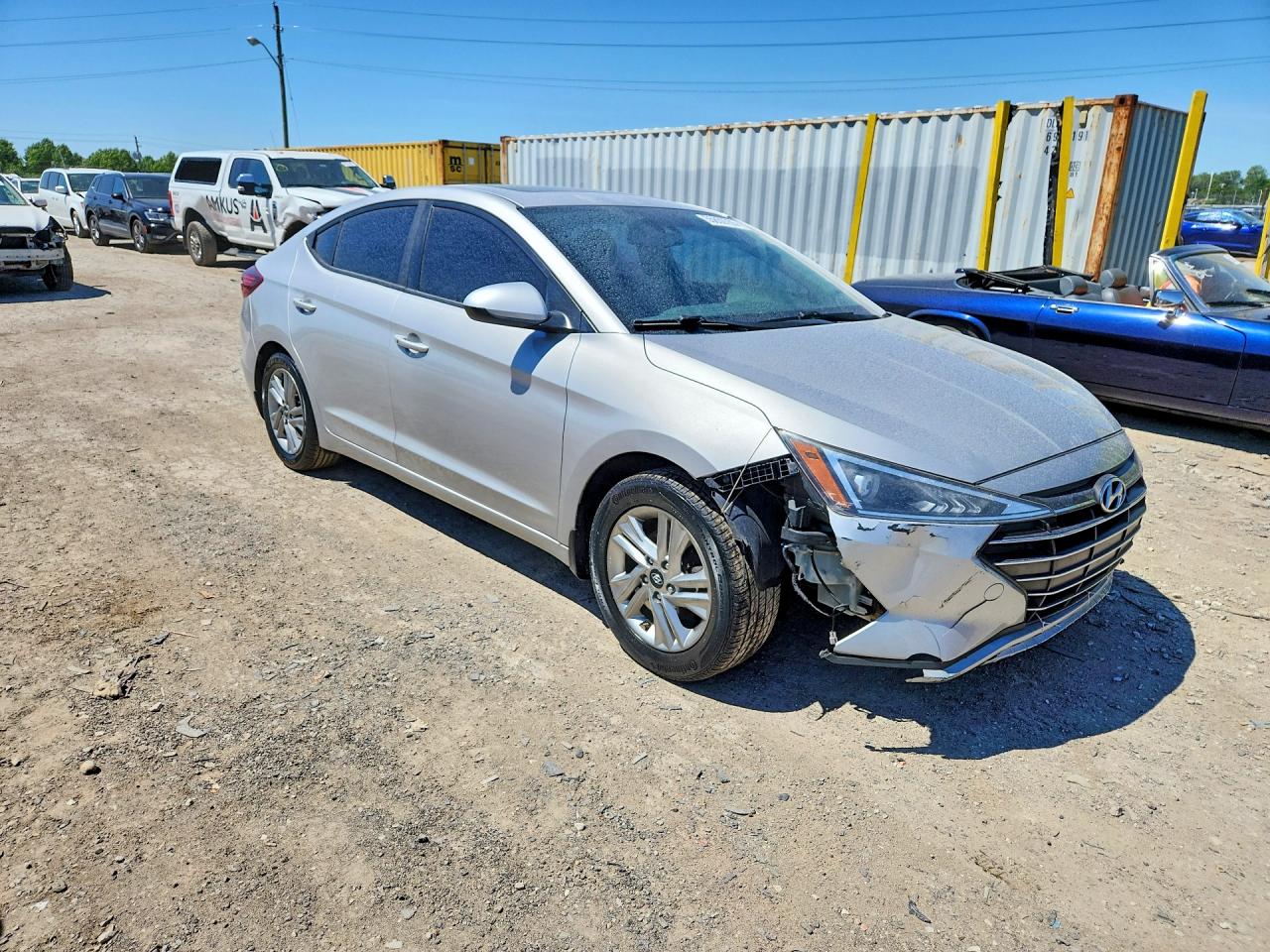 2020 Hyundai Elantra Value Edition Серебряный vin: KMHD84LF4LU015370