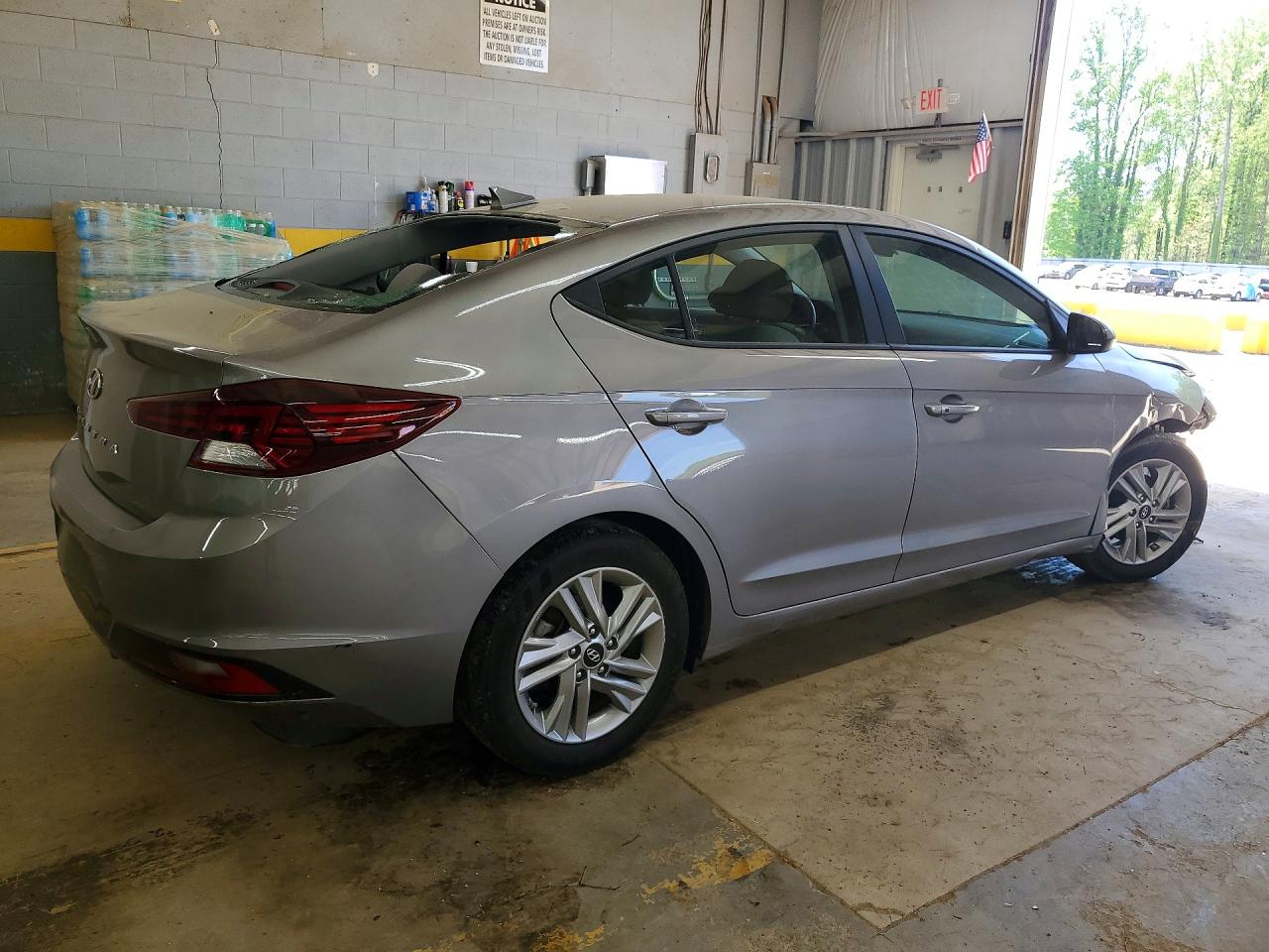2020 Hyundai Elantra Value Edition Gray vin: KMHD84LF4LU899049
