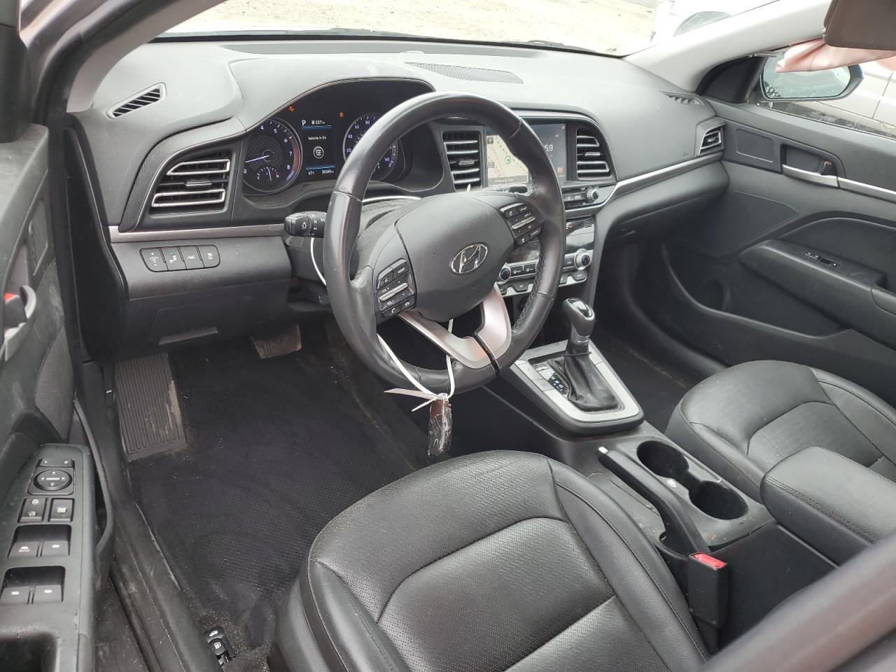 2020 Hyundai Elantra Sel Silver vin: KMHD84LF4LU998776