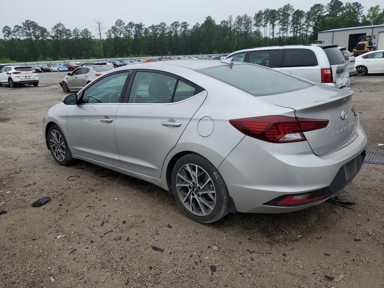 2020 Hyundai Elantra Sel Silver vin: KMHD84LF4LU998776