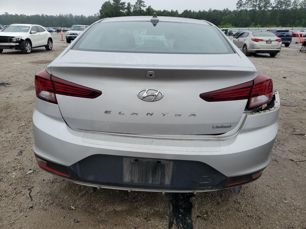 2020 Hyundai Elantra Sel Silver vin: KMHD84LF4LU998776
