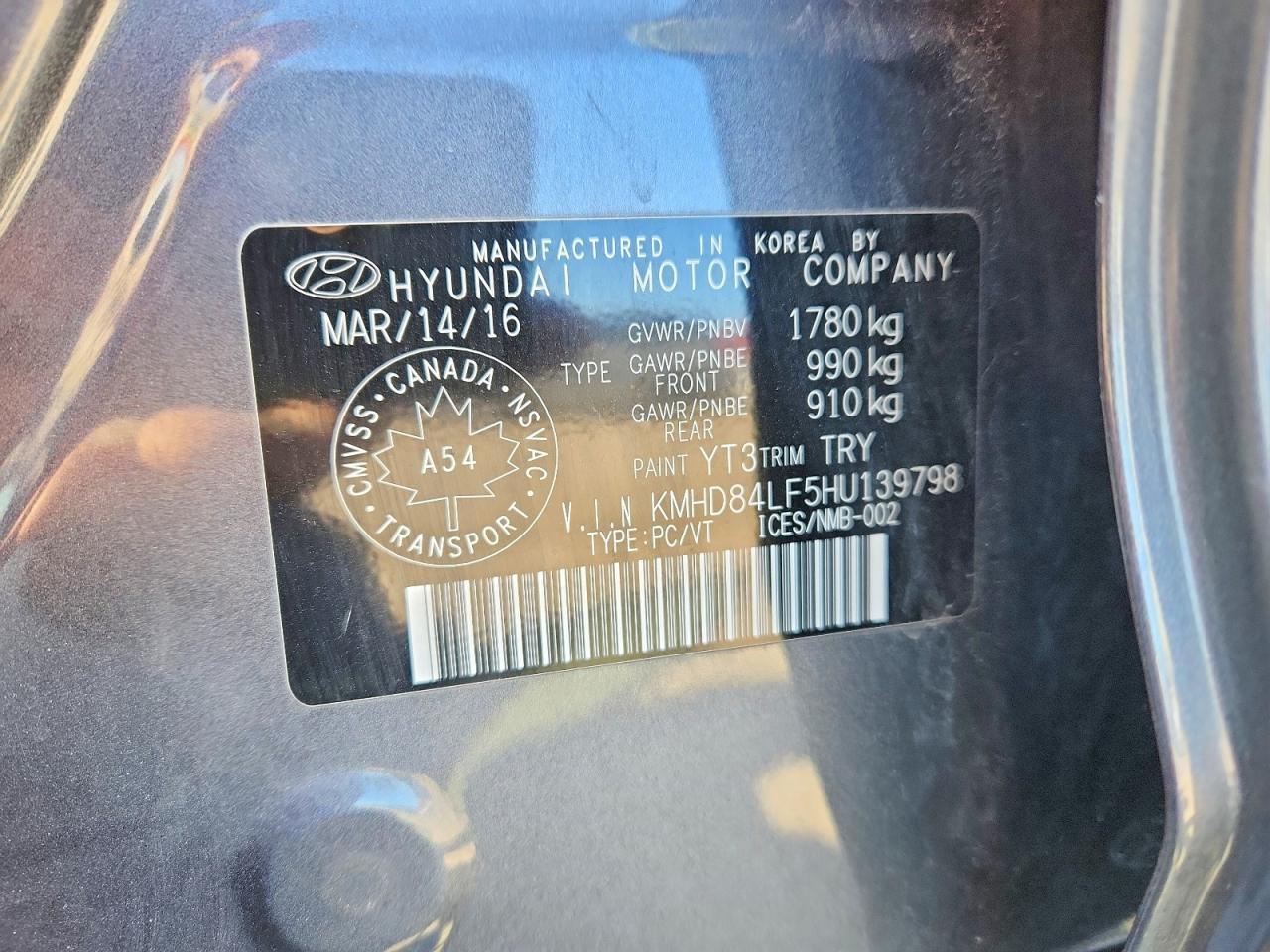 2017 Hyundai Elantra Se Gray vin: KMHD84LF5HU139798