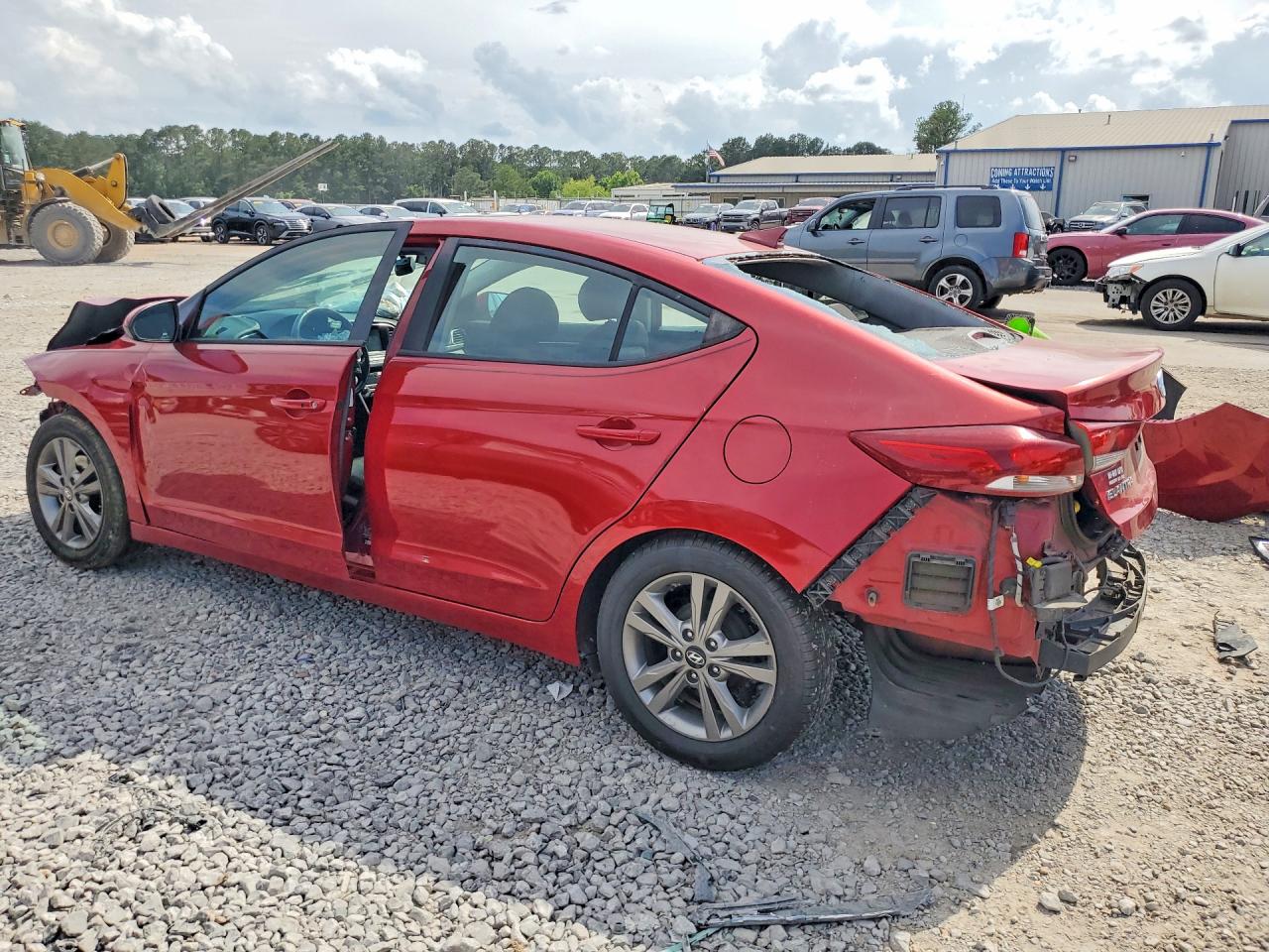 2017 Hyundai Elantra Value Edition Red vin: KMHD84LF5HU241232