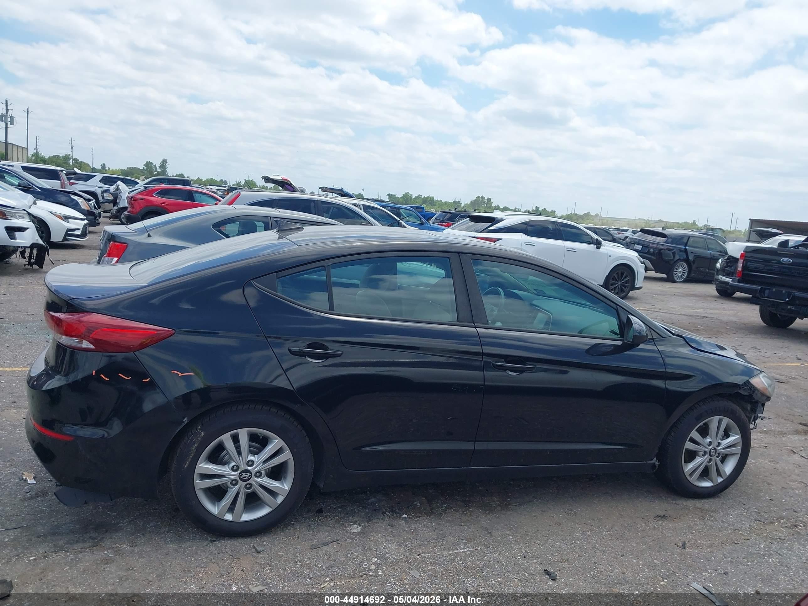2017 Hyundai Elantra Value Edition Black vin: KMHD84LF5HU249945