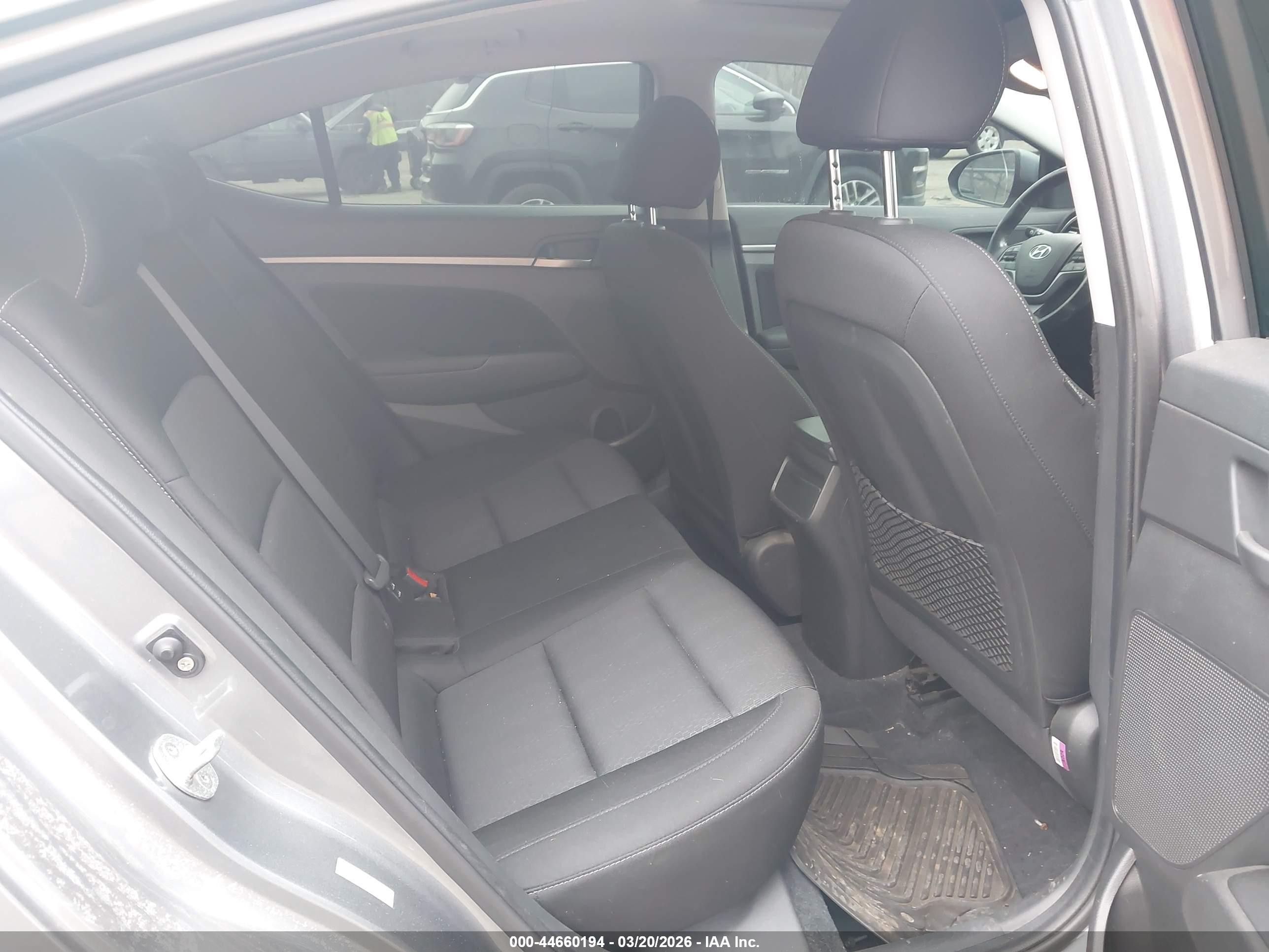 2017 Hyundai Elantra Value Edition Gray vin: KMHD84LF5HU369082