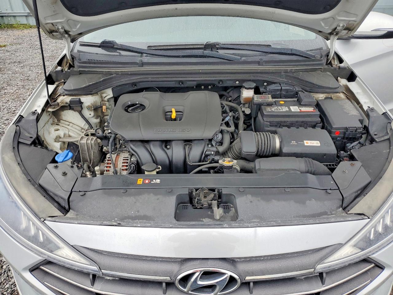 2019 Hyundai Elantra Se Silver vin: KMHD84LF5KU861604