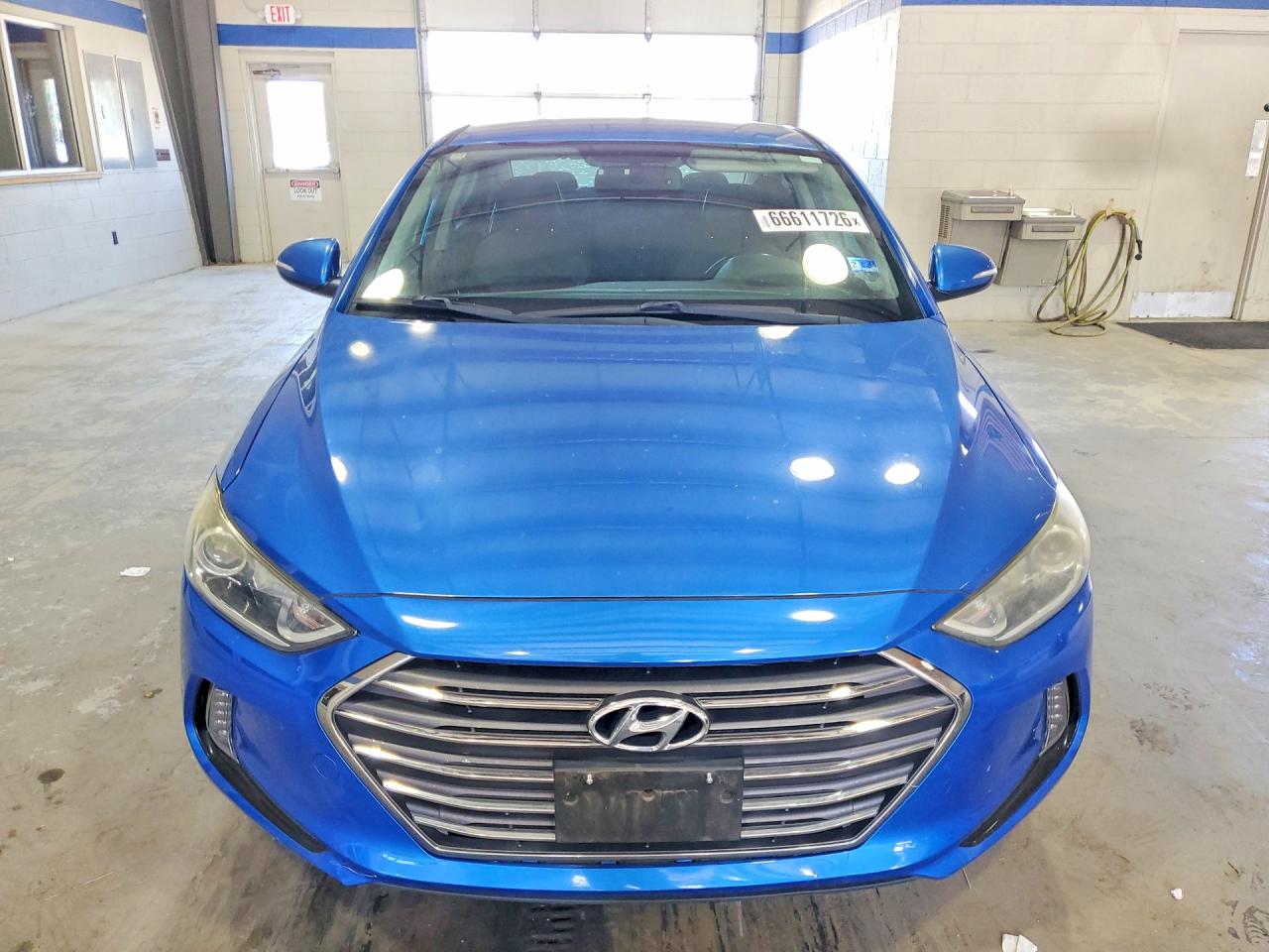 2017 Hyundai Elantra Limited Blue vin: KMHD84LF6HU074962