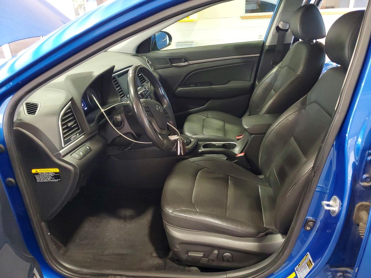 2017 Hyundai Elantra Limited Blue vin: KMHD84LF6HU074962