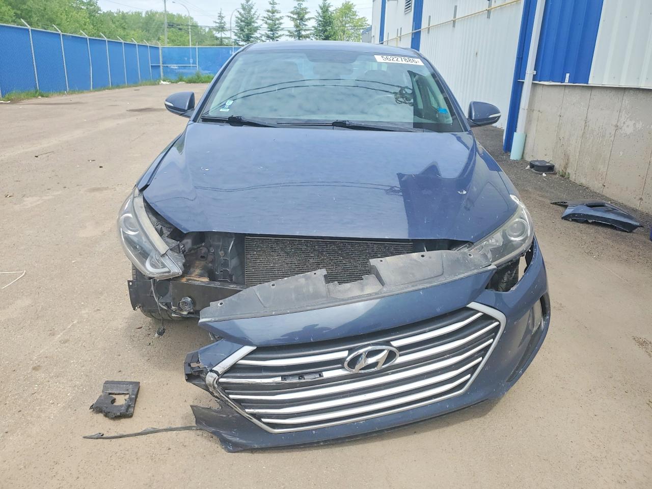 2017 Hyundai Elantra Se Blue vin: KMHD84LF6HU093706