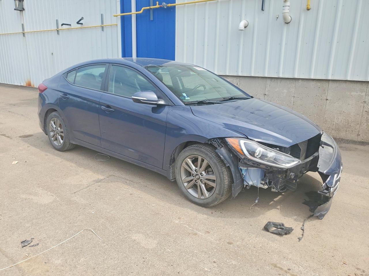 2017 Hyundai Elantra Se Blue vin: KMHD84LF6HU093706