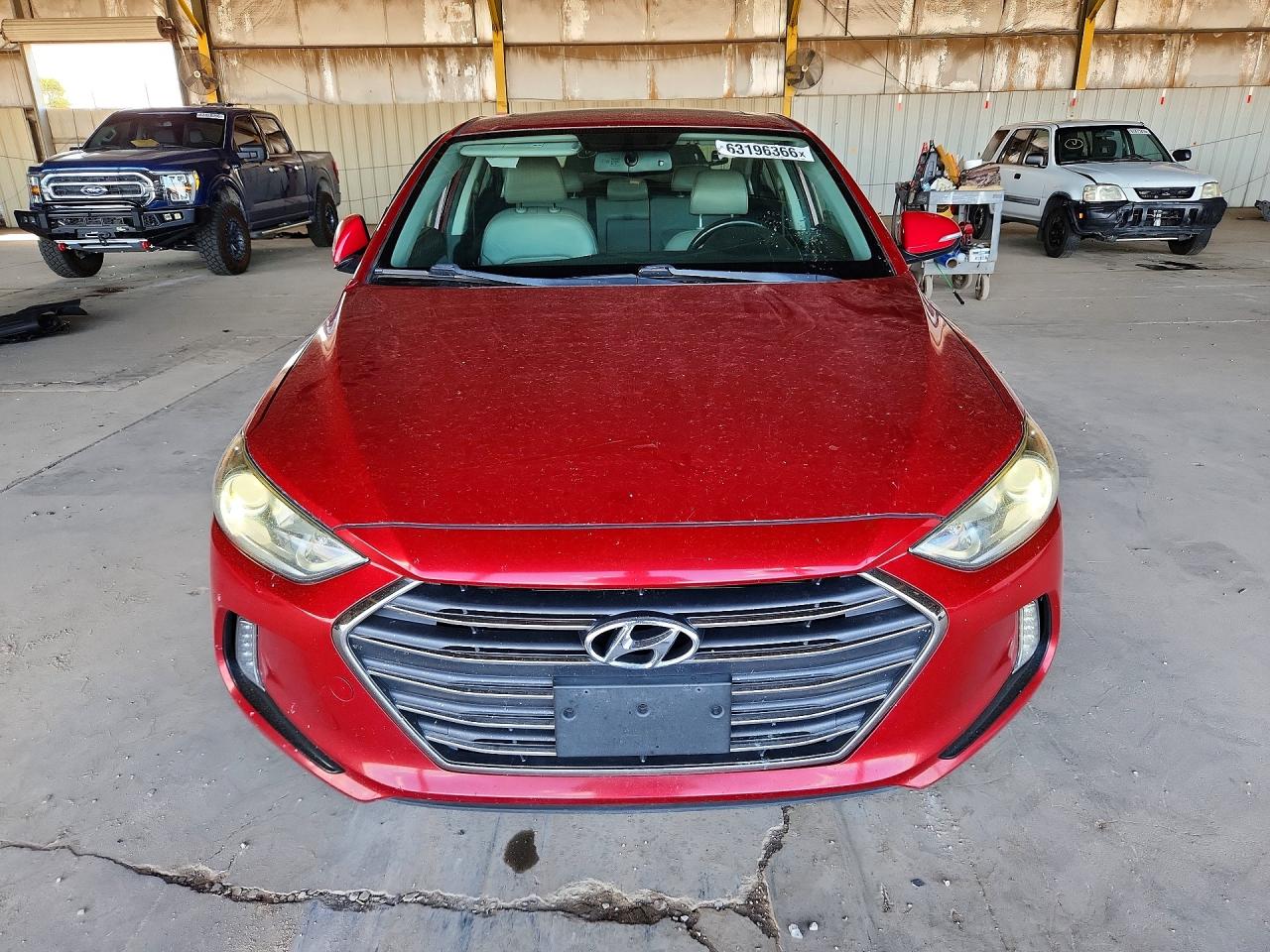 2017 Hyundai Elantra Limited Красный vin: KMHD84LF6HU284039