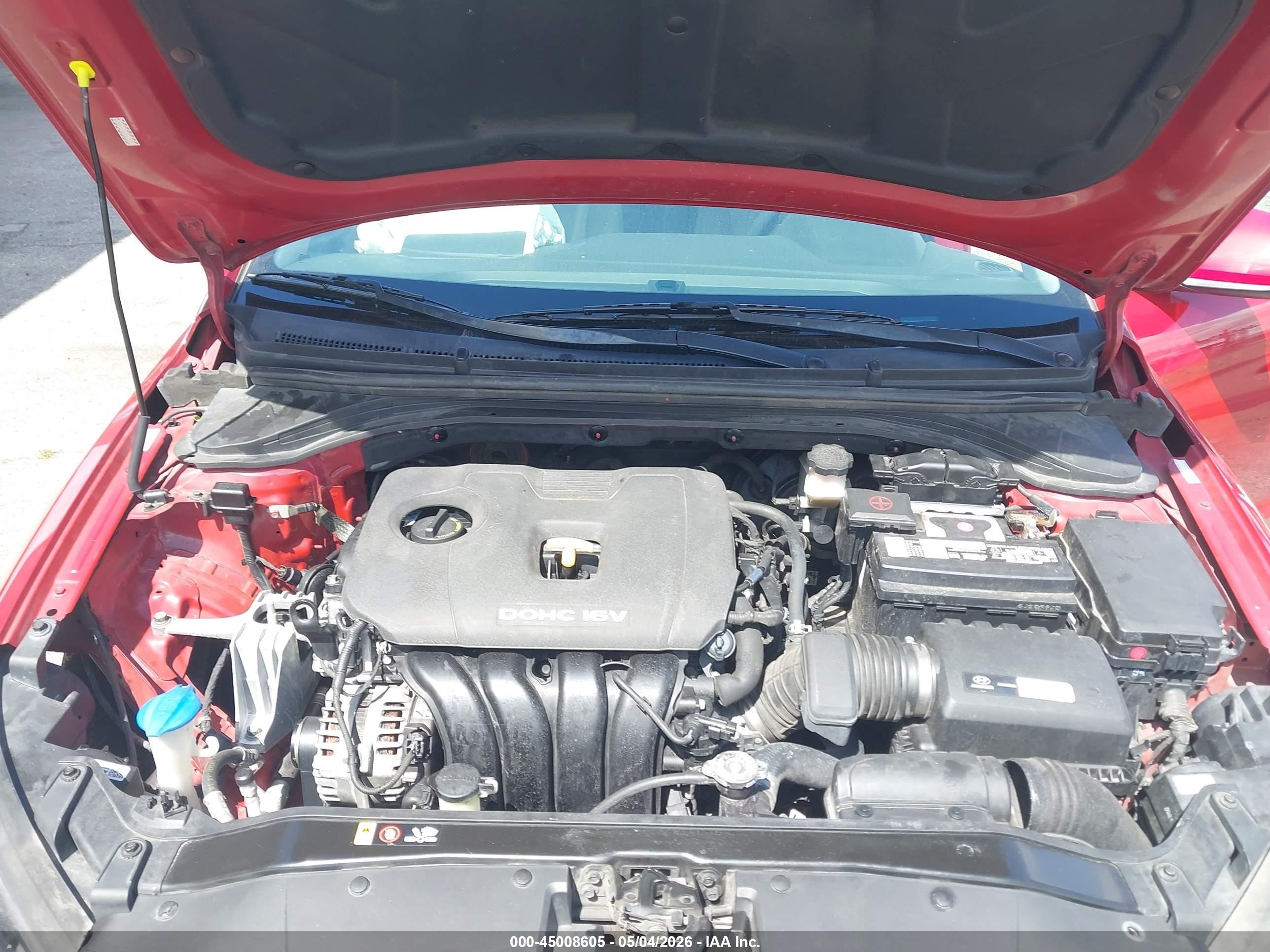 2017 Hyundai Elantra Se Red vin: KMHD84LF6HU402848