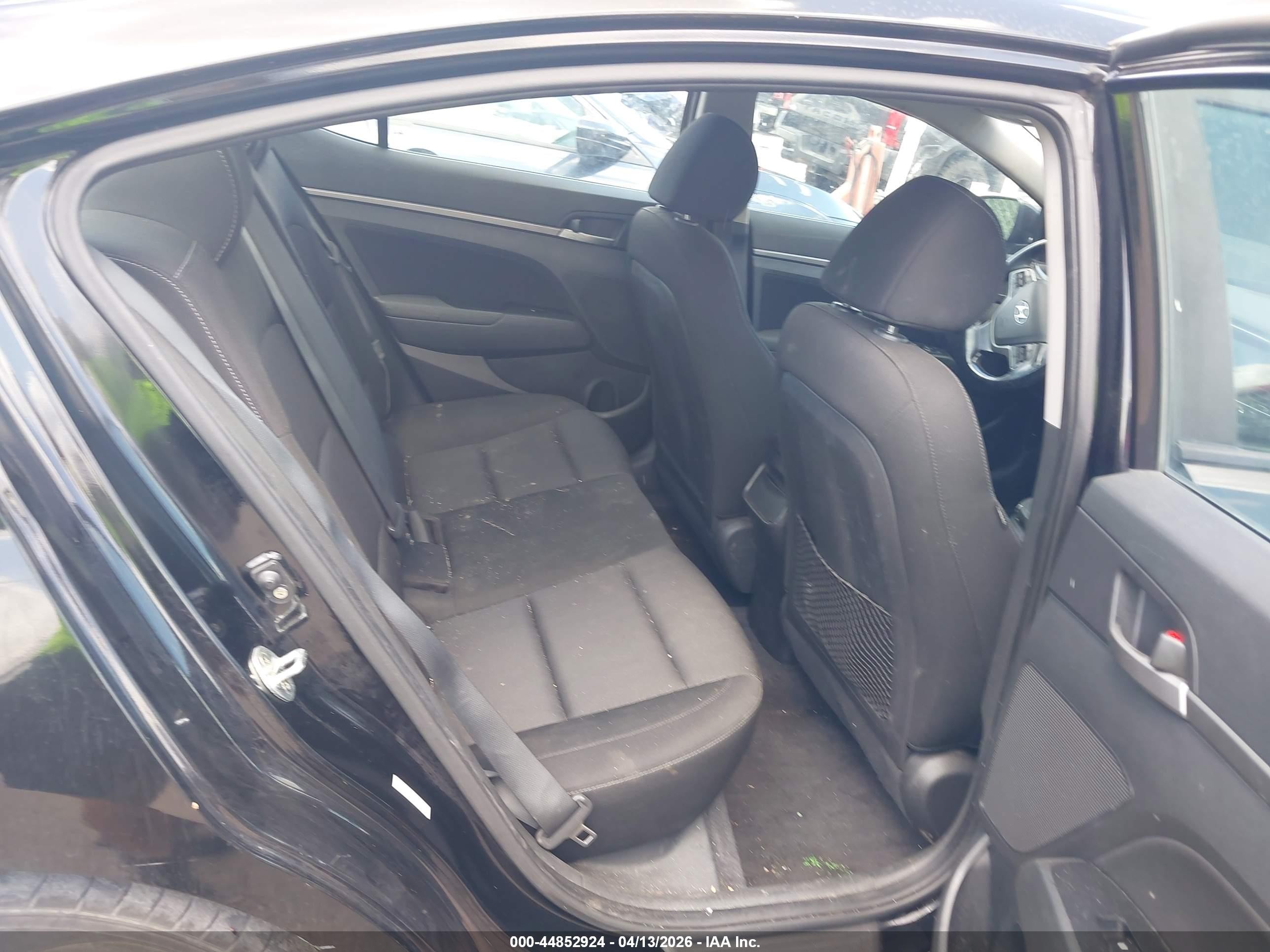 2017 Hyundai Elantra Value Edition Black vin: KMHD84LF6HU433095
