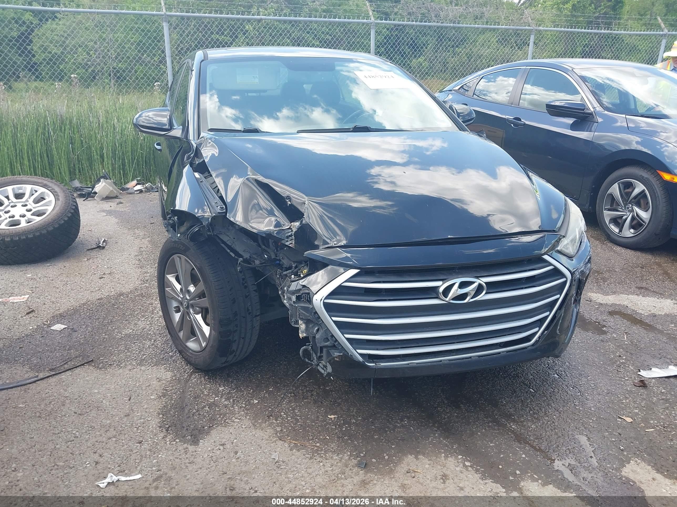 2017 Hyundai Elantra Value Edition Black vin: KMHD84LF6HU433095