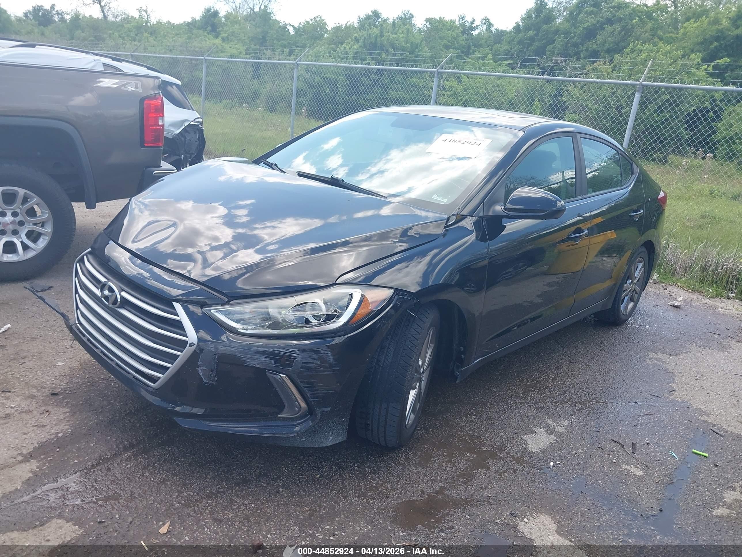 2017 Hyundai Elantra Value Edition Black vin: KMHD84LF6HU433095
