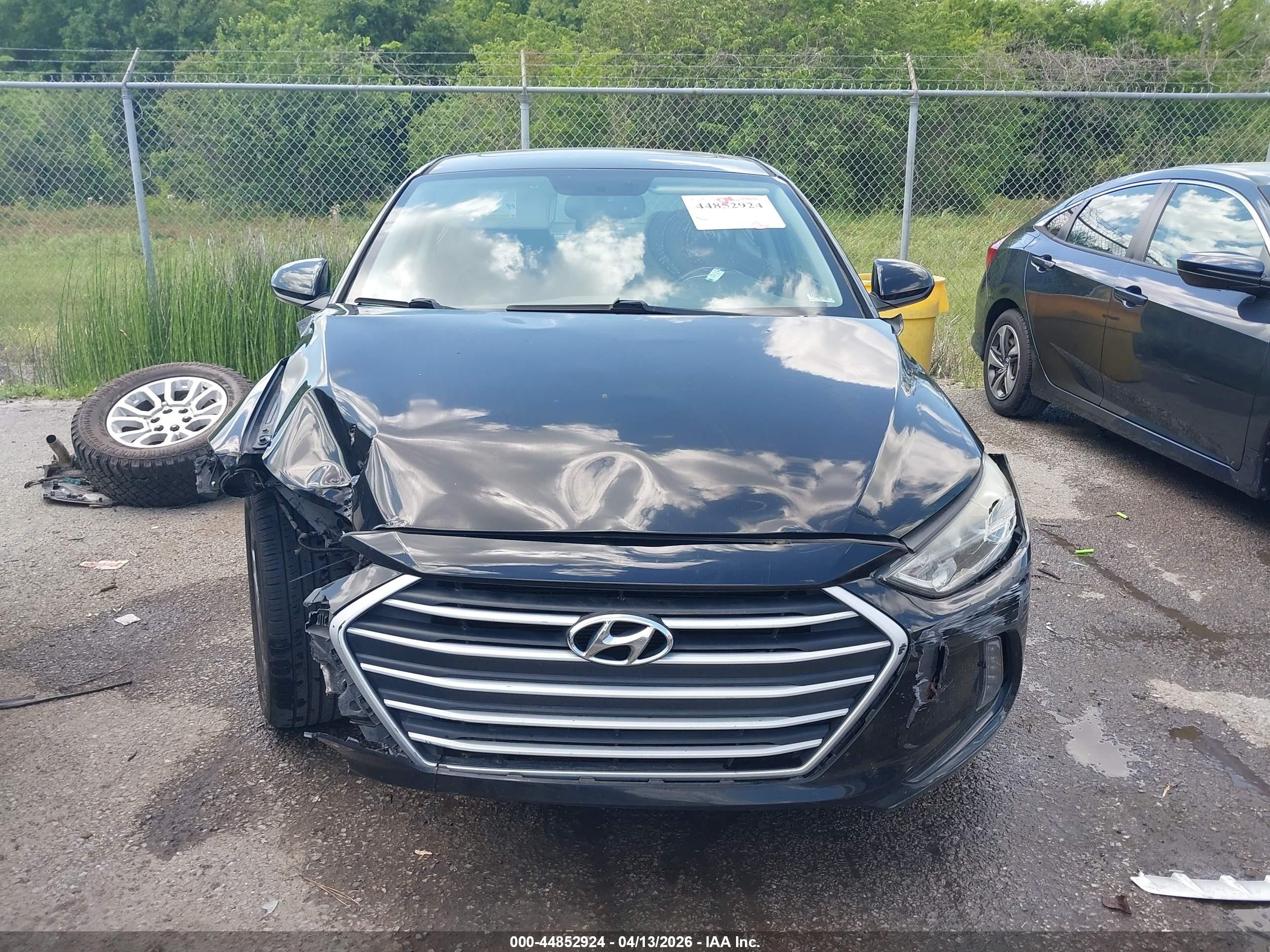 2017 Hyundai Elantra Value Edition Black vin: KMHD84LF6HU433095