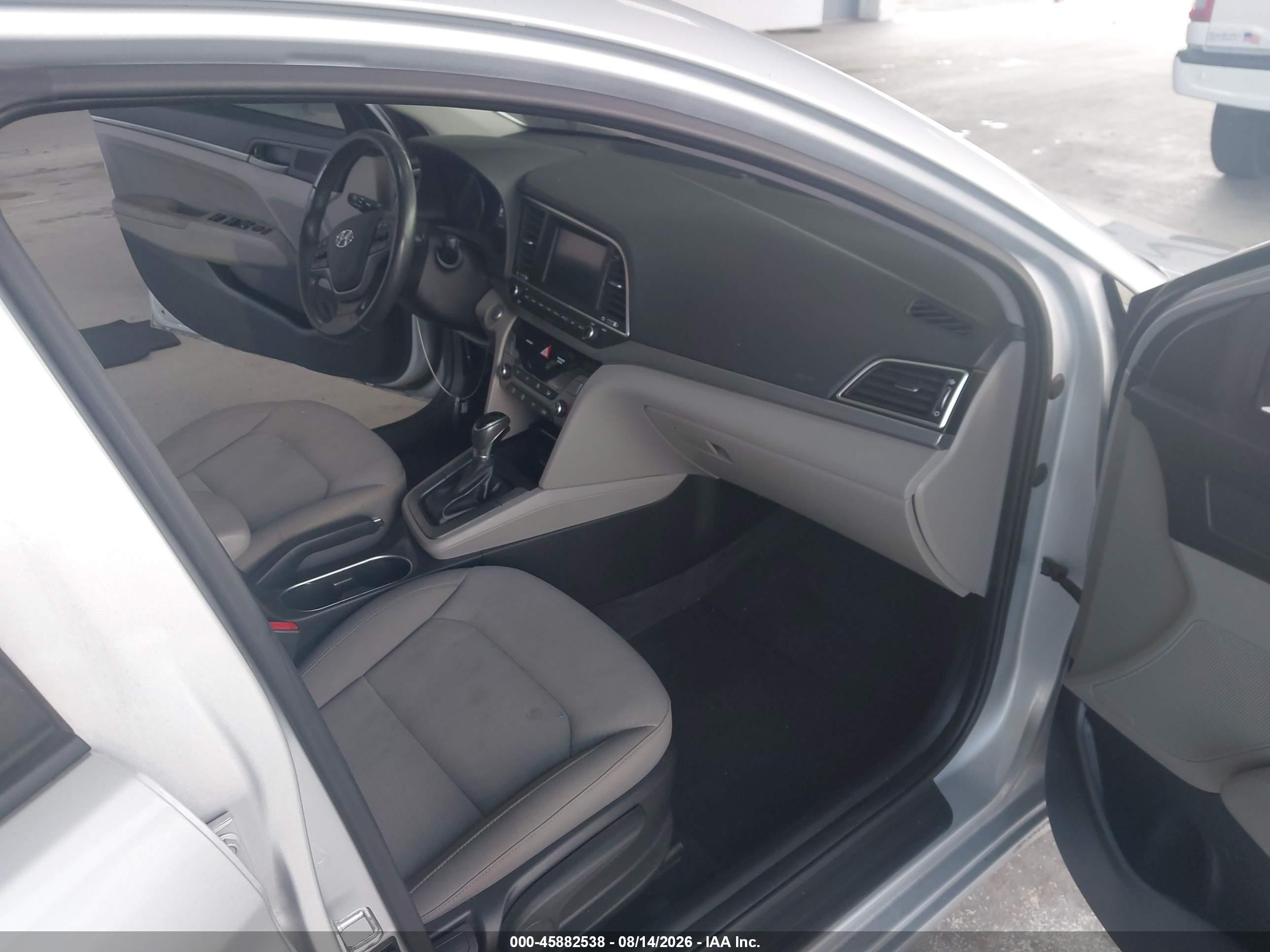 2018 Hyundai Elantra Value Edition Silver vin: KMHD84LF6JU571998