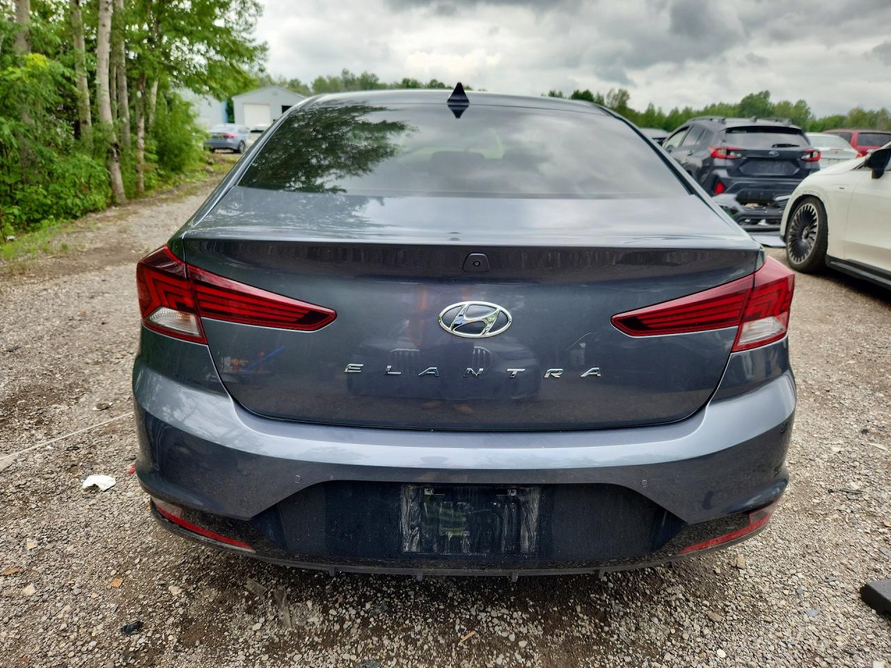 2020 Hyundai Elantra Sel Gray vin: KMHD84LF6LU001731