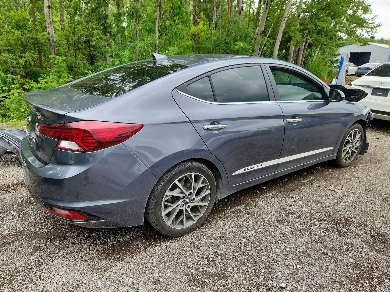 2020 Hyundai Elantra Sel Gray vin: KMHD84LF6LU001731