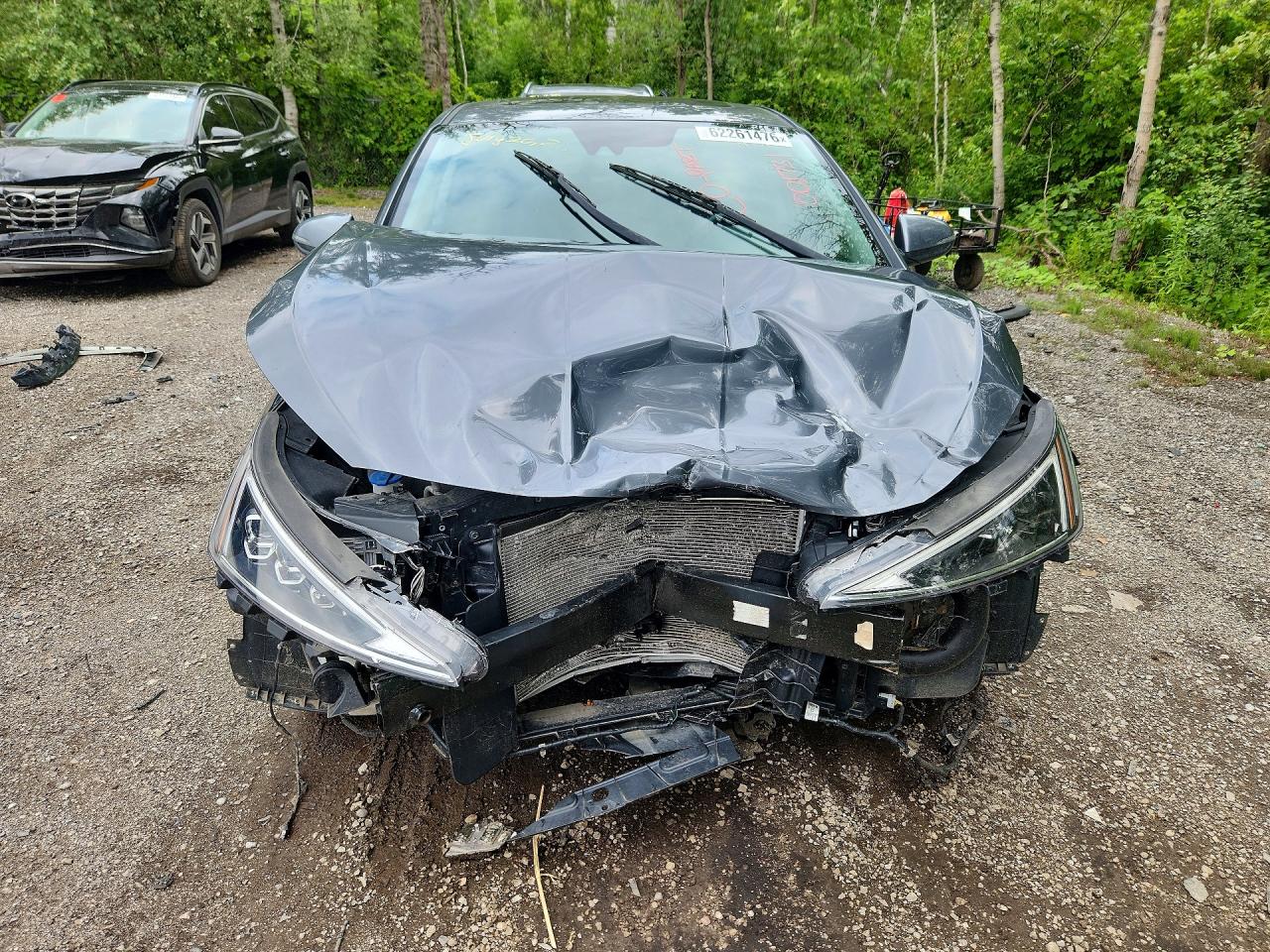 2020 Hyundai Elantra Sel Gray vin: KMHD84LF6LU001731