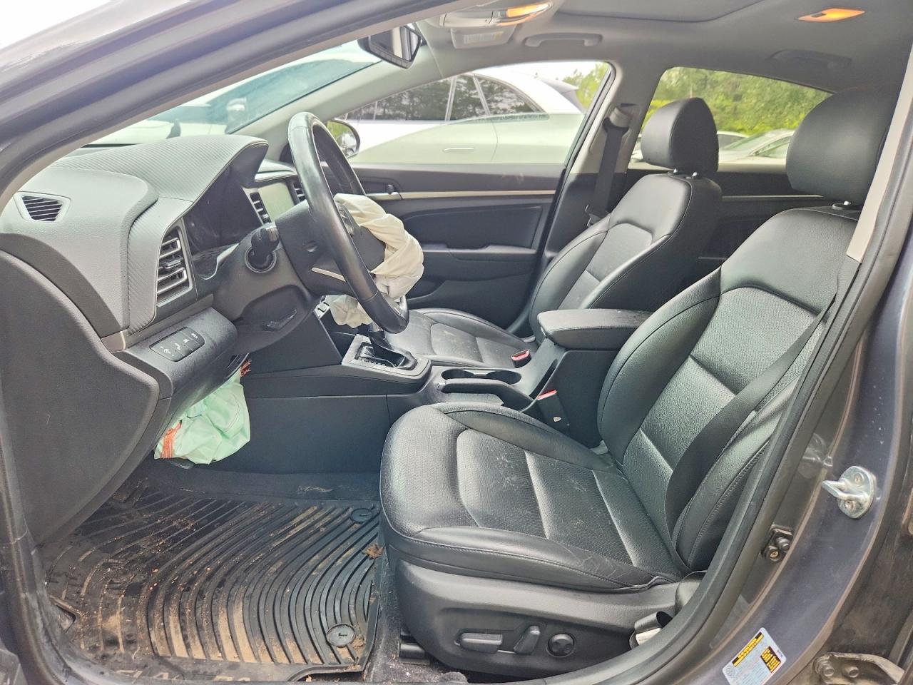 2020 Hyundai Elantra Sel Gray vin: KMHD84LF6LU001731