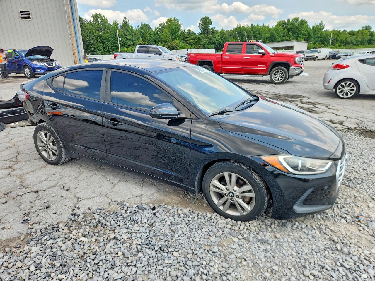 2017 Hyundai Elantra Se Black vin: KMHD84LF7HU099224
