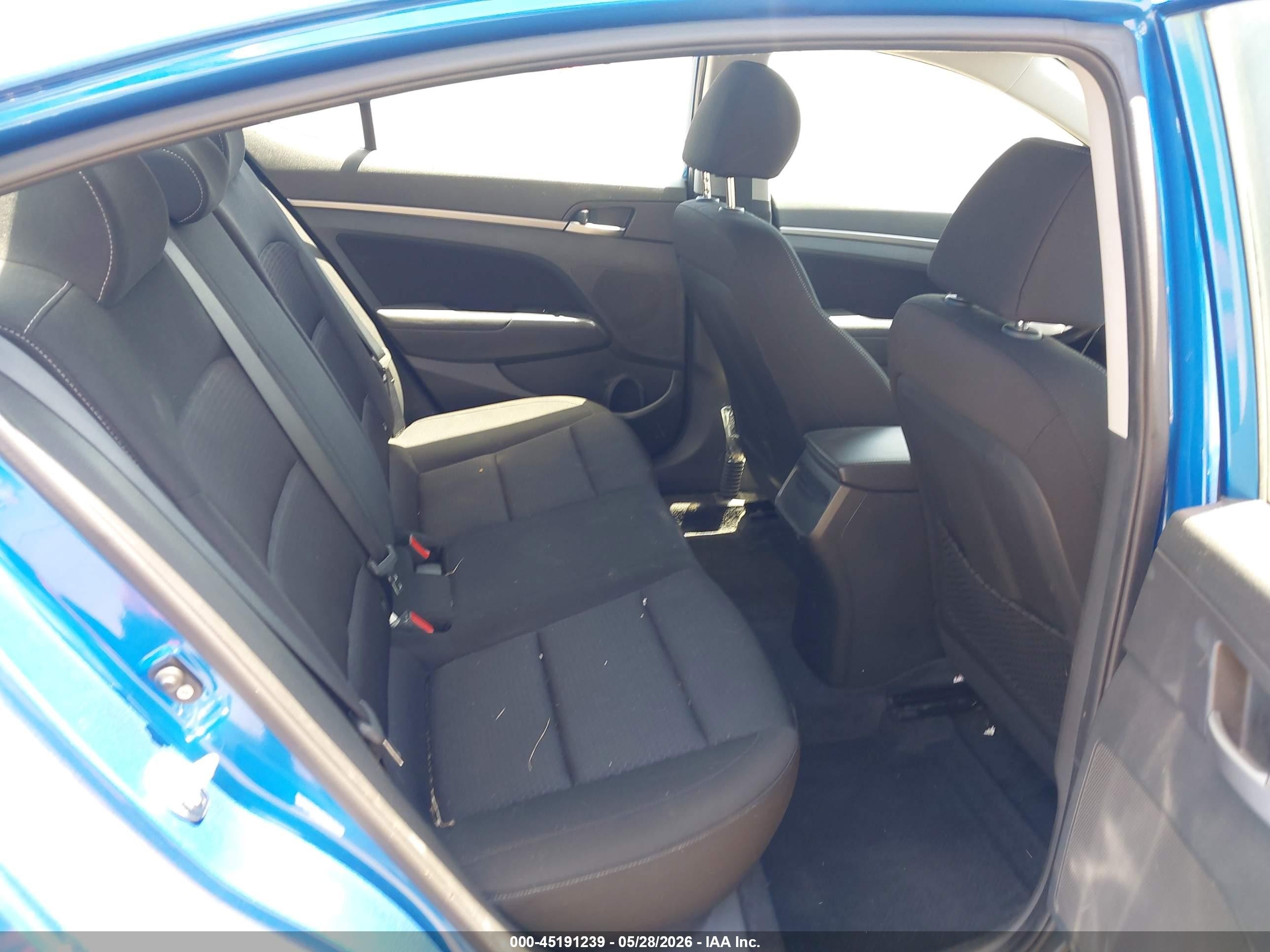 2017 Hyundai Elantra Value Edition Blue vin: KMHD84LF7HU428102