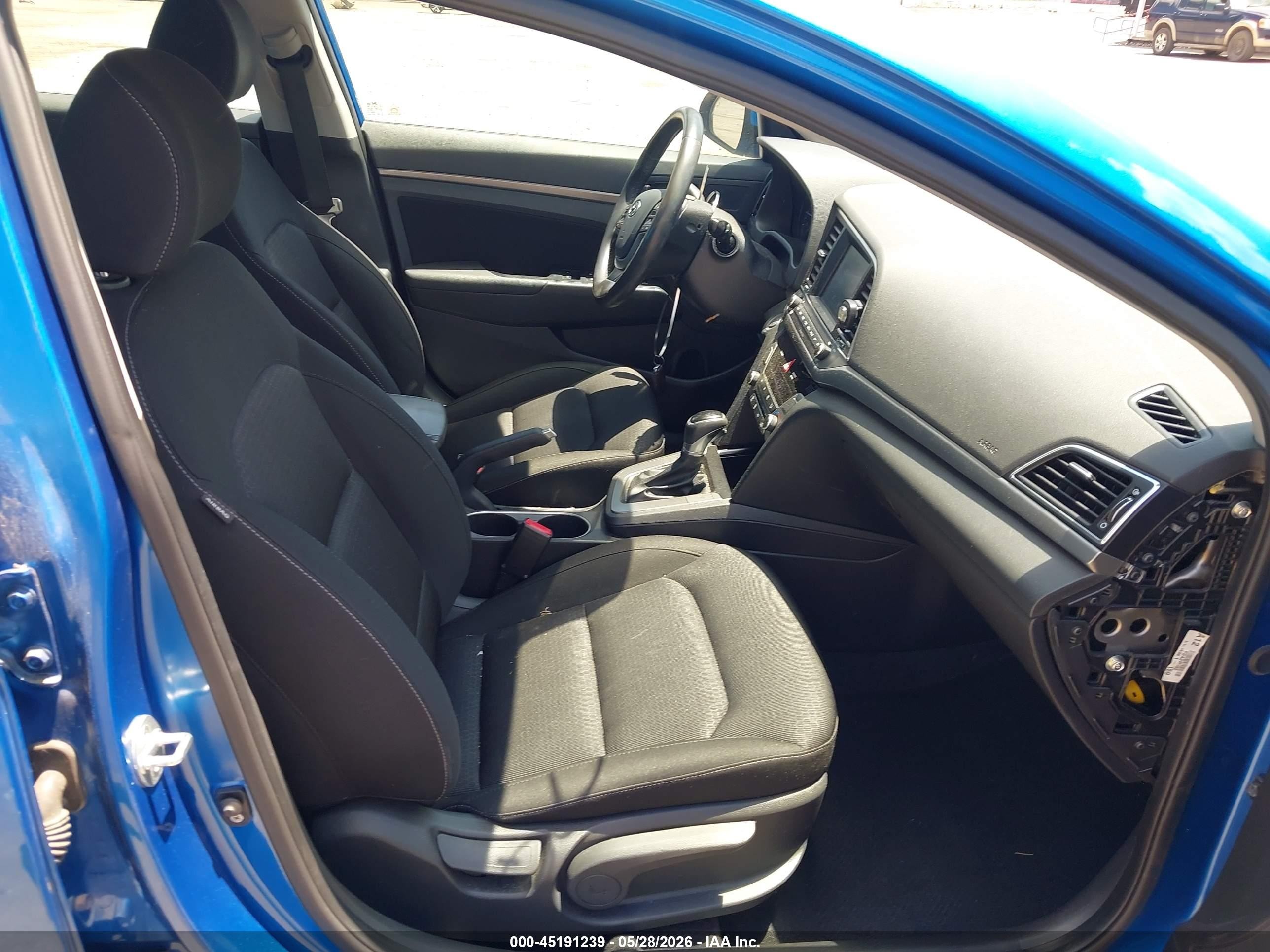2017 Hyundai Elantra Value Edition Blue vin: KMHD84LF7HU428102
