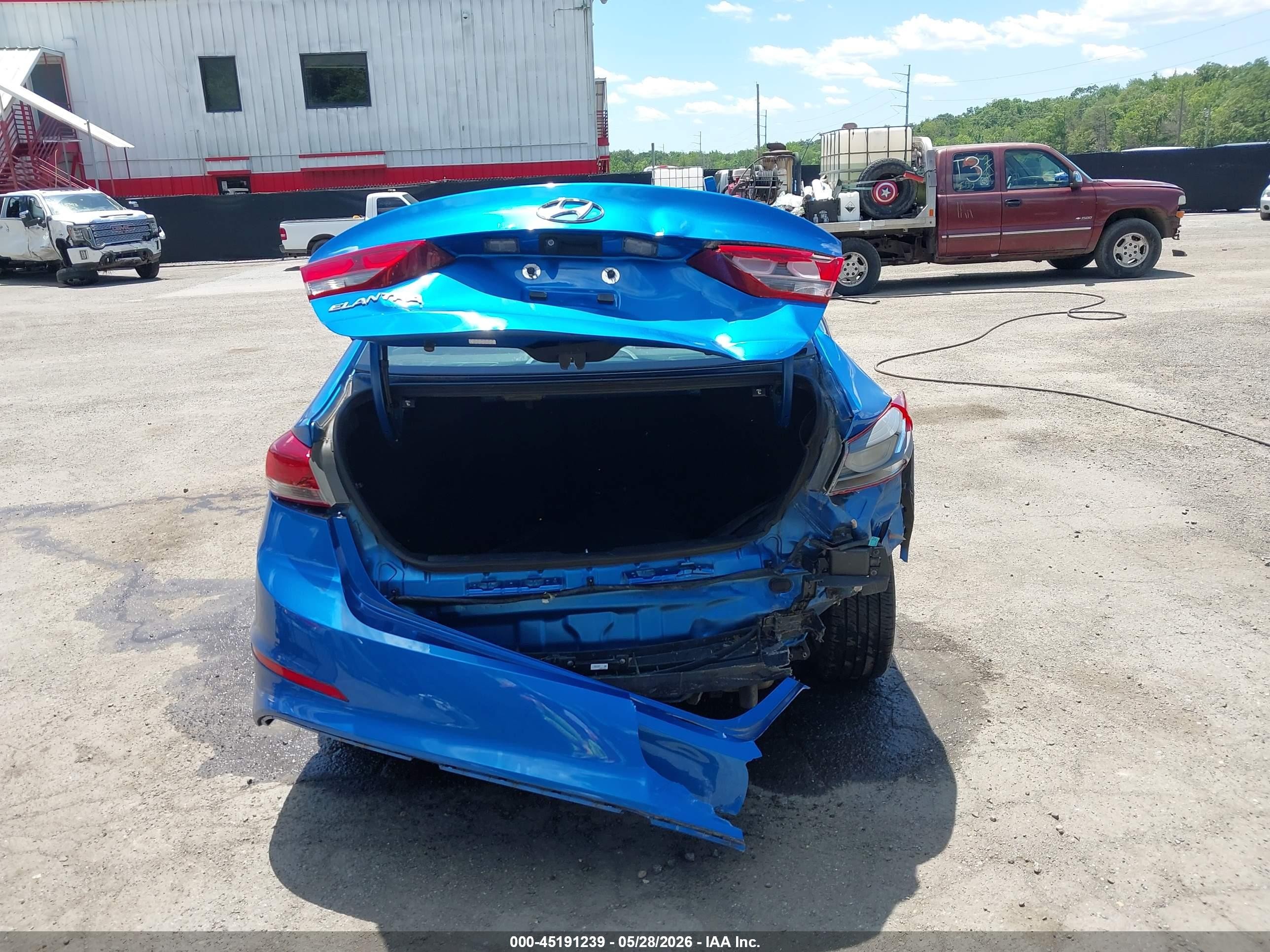 2017 Hyundai Elantra Value Edition Blue vin: KMHD84LF7HU428102